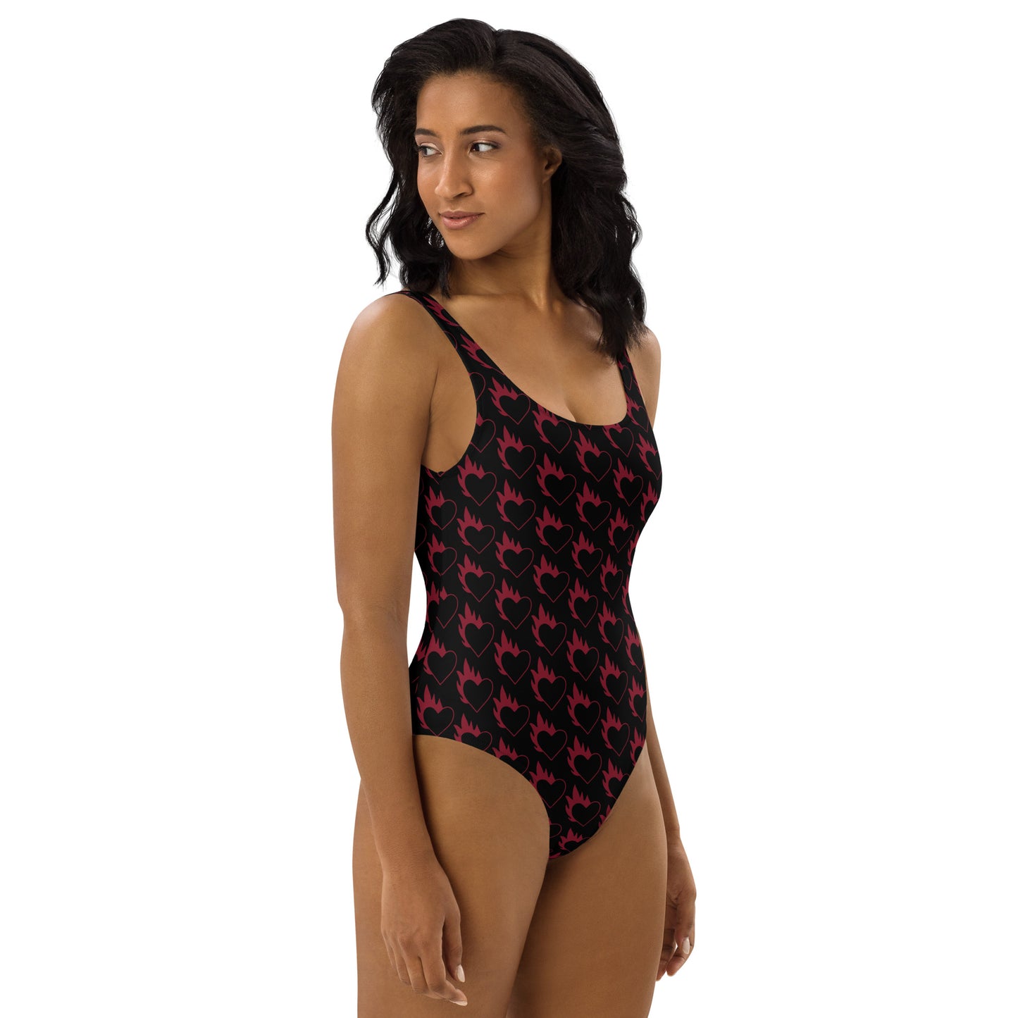 FLAMING HEART SWIMSUIT