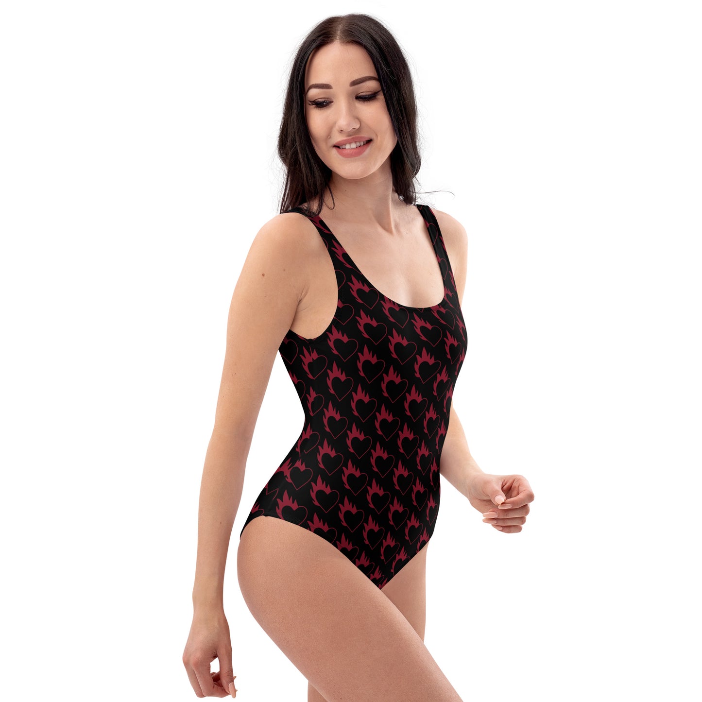 FLAMING HEART SWIMSUIT