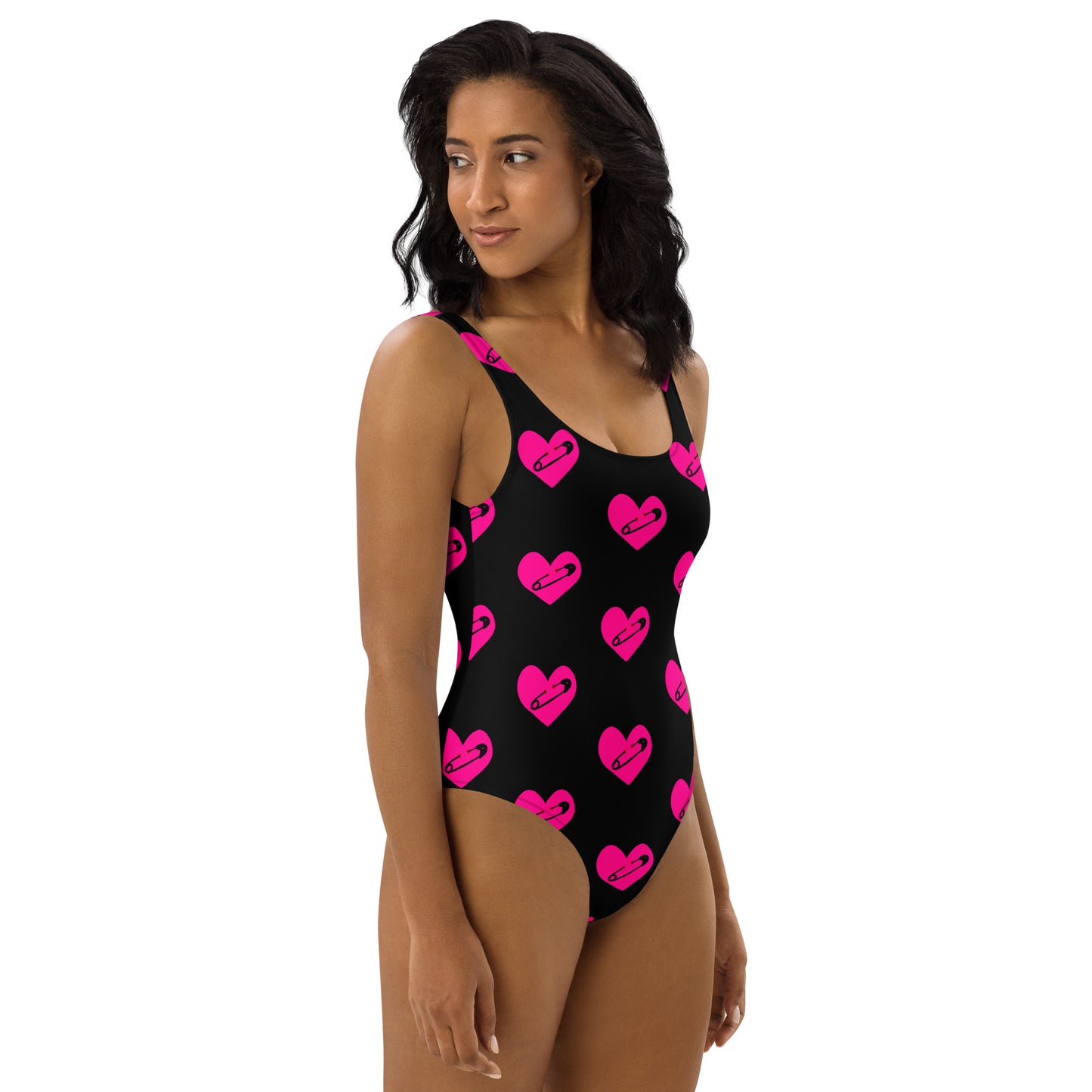 PINNED HEART SWIMSUIT
