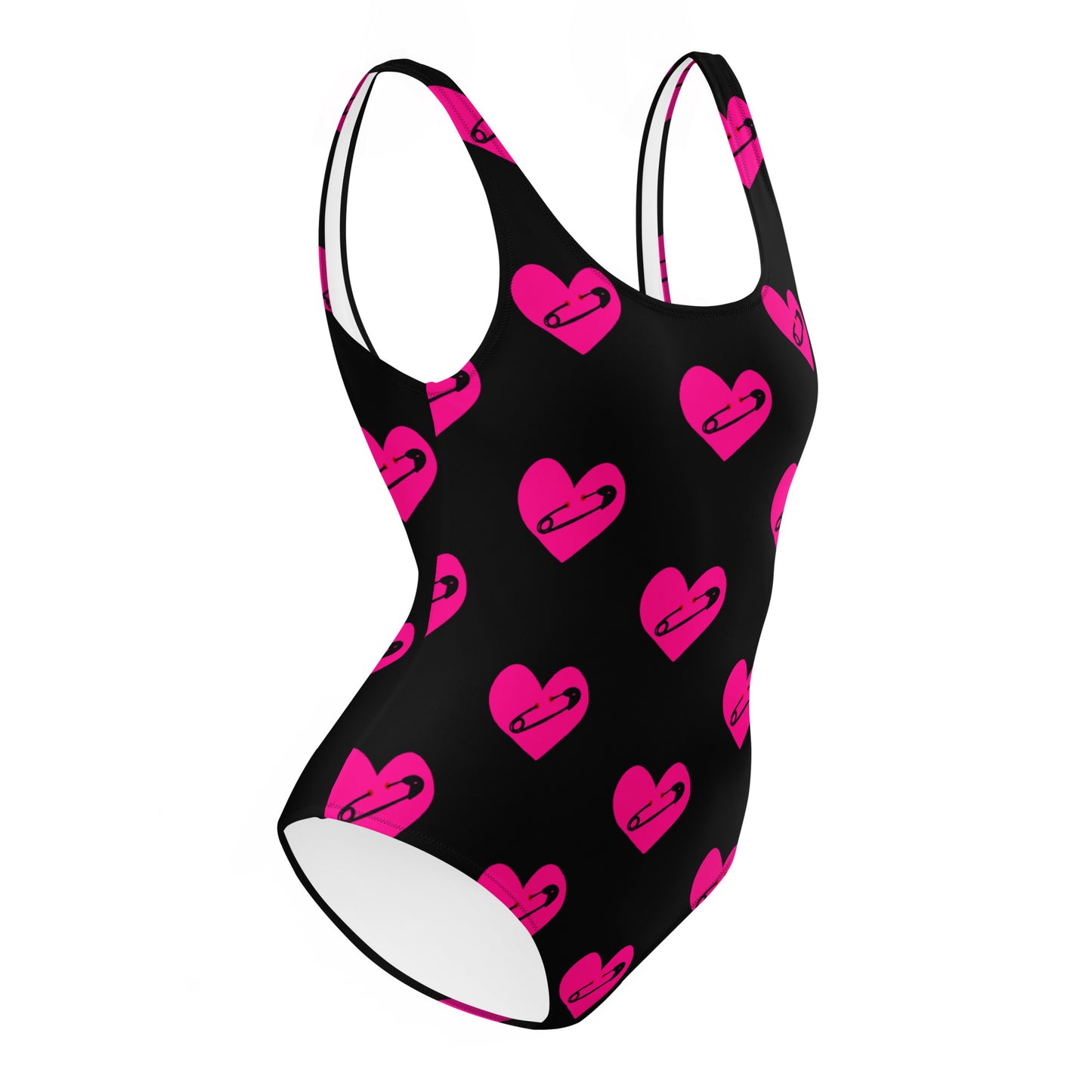 PINNED HEART SWIMSUIT