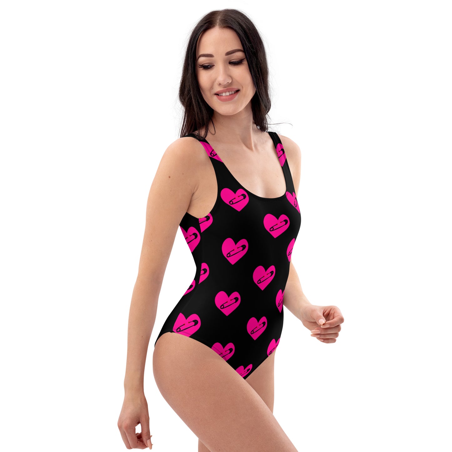 PINNED HEART SWIMSUIT