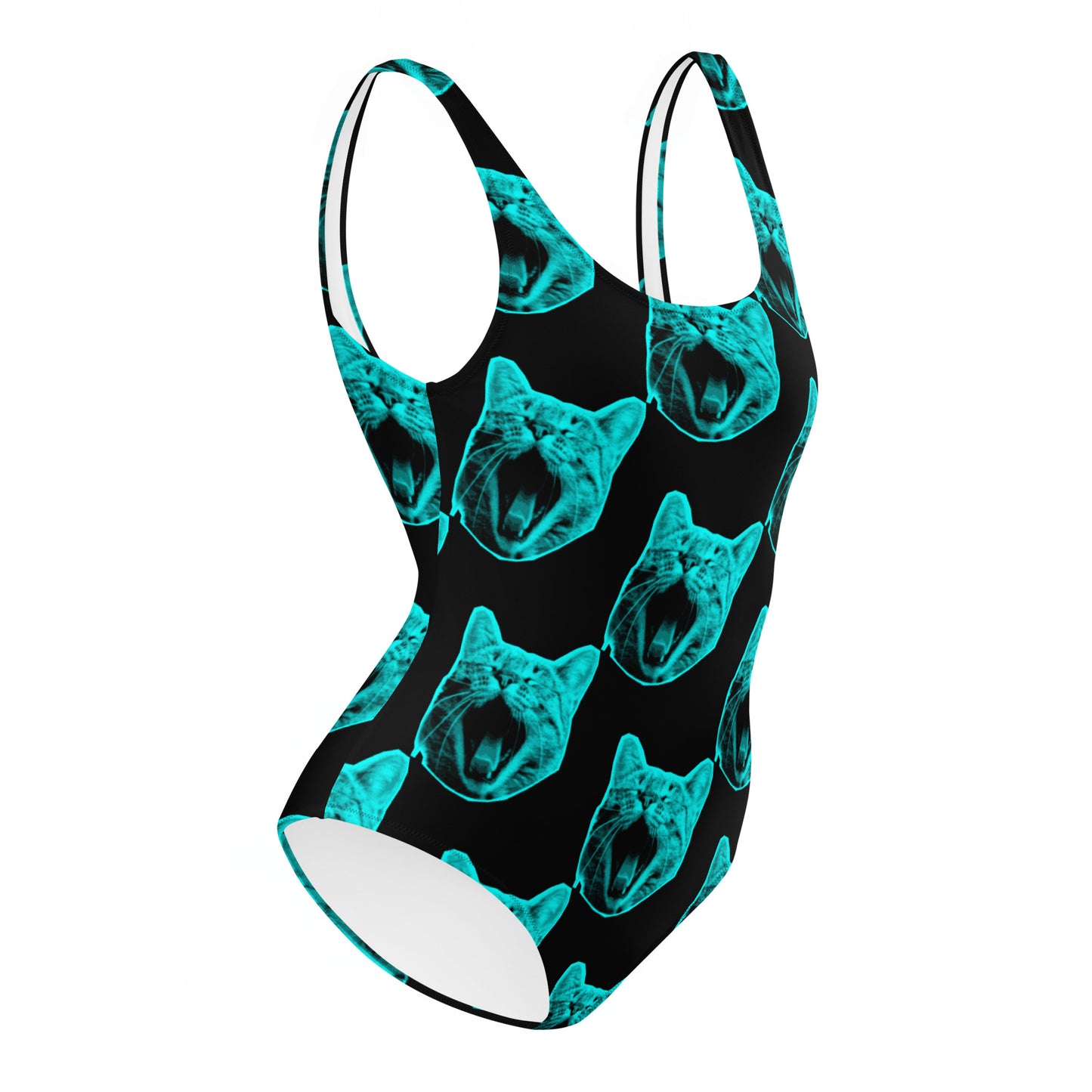 ELECTRIC BLUE CAT SWIMSUIT
