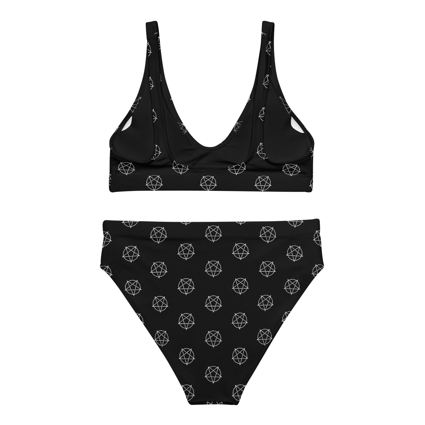 INVERTED PENTAGRAM RECYCLED HIGH-WAISTED BIKINI