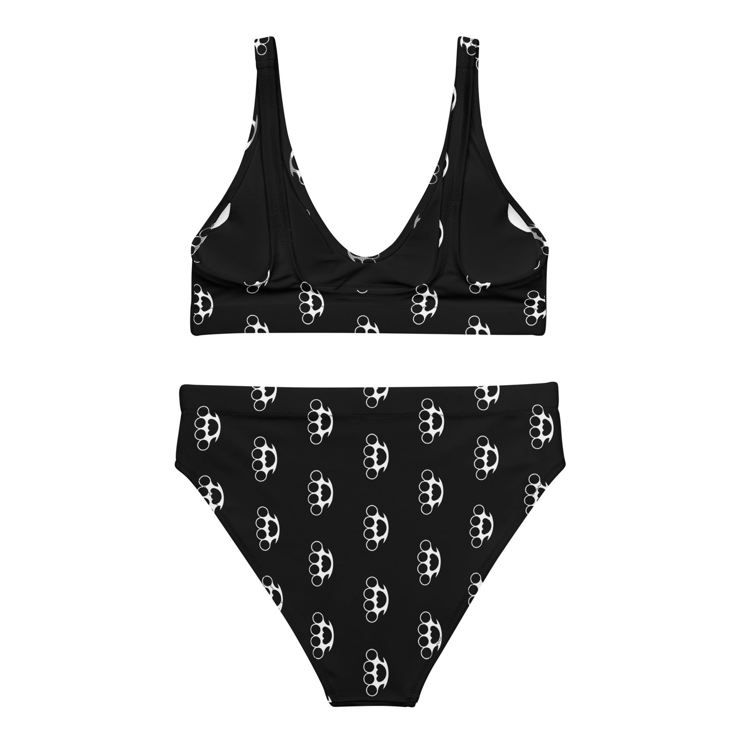 BRASS KNUCKLES RECYCLED HIGH-WAISTED BIKINI
