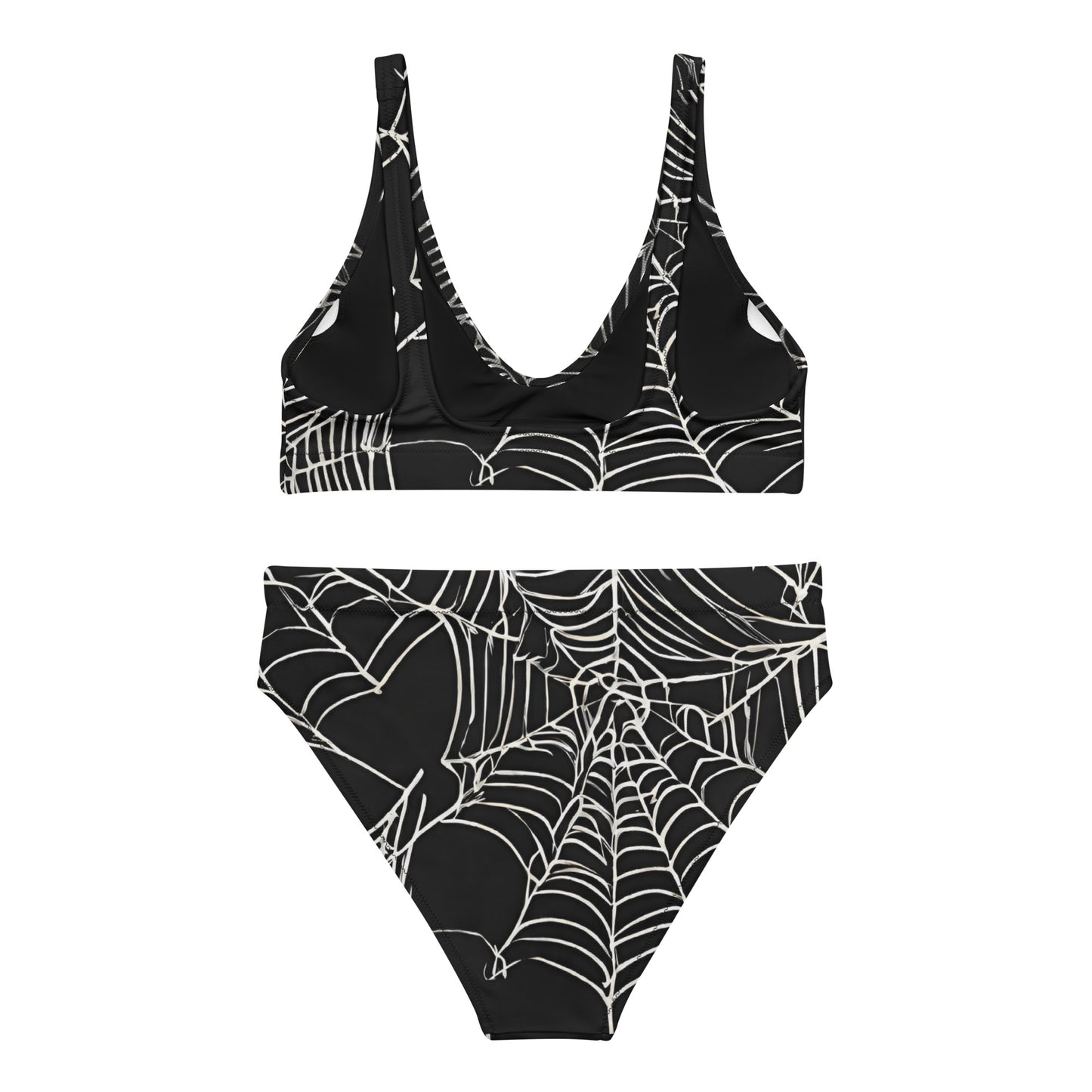 WEB OF LIES RECYCLED HIGH-WAISTED BIKINI
