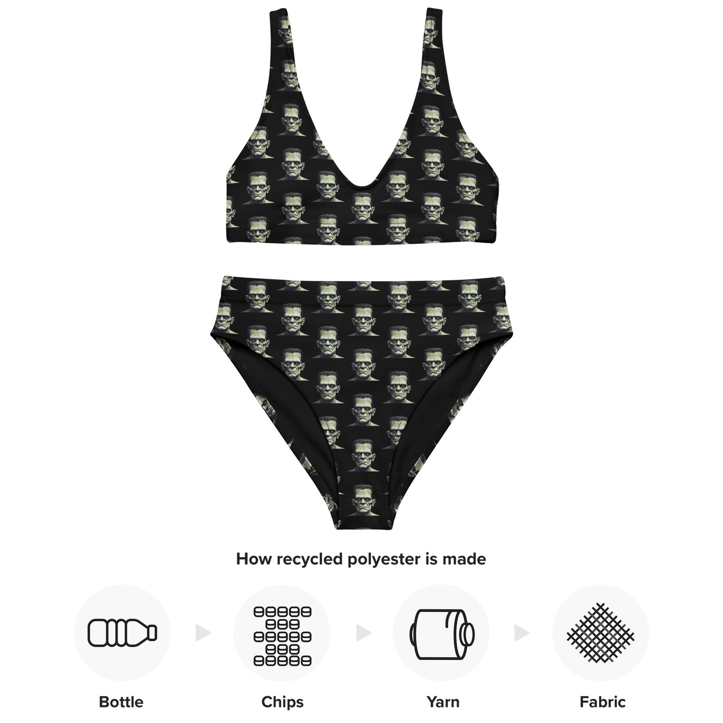 FRANK RECYCLED HIGH-WAISTED BIKINI