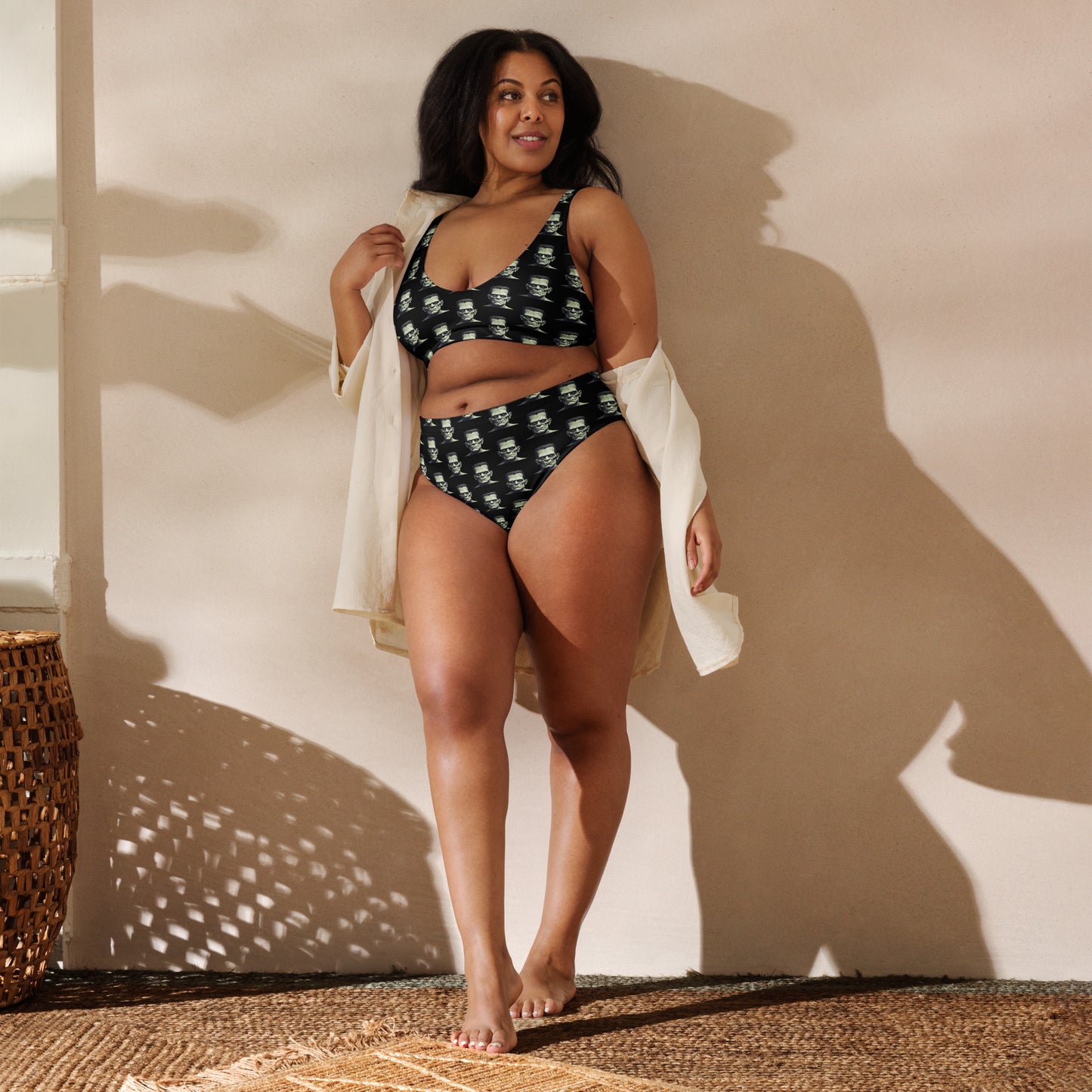 FRANK RECYCLED HIGH-WAISTED BIKINI