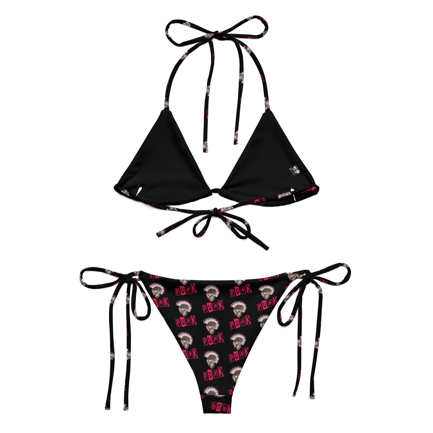 PUNK IS PINK RECYCLED STRING BIKINI