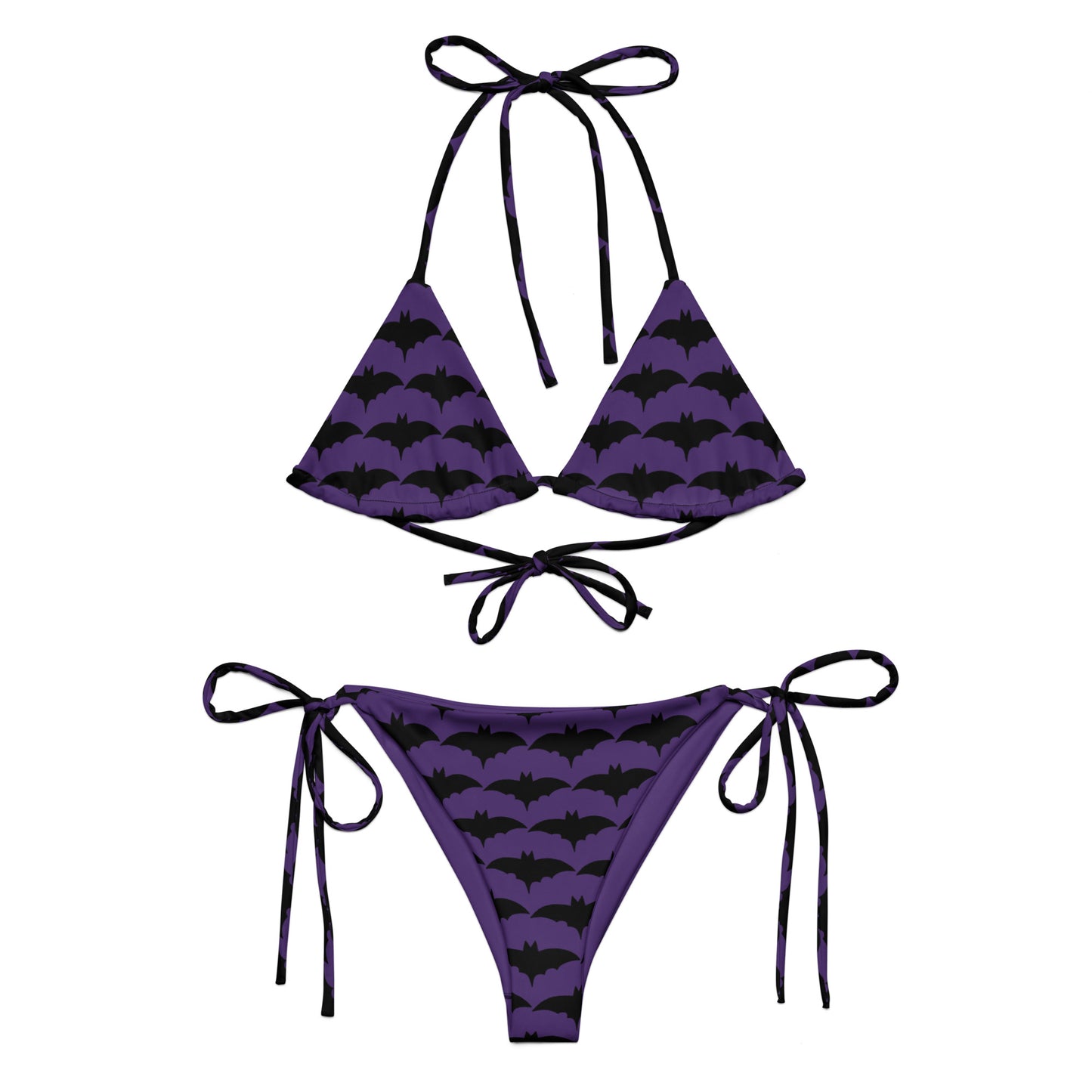 PURPLE BAT RECYCLED STRING BIKINI