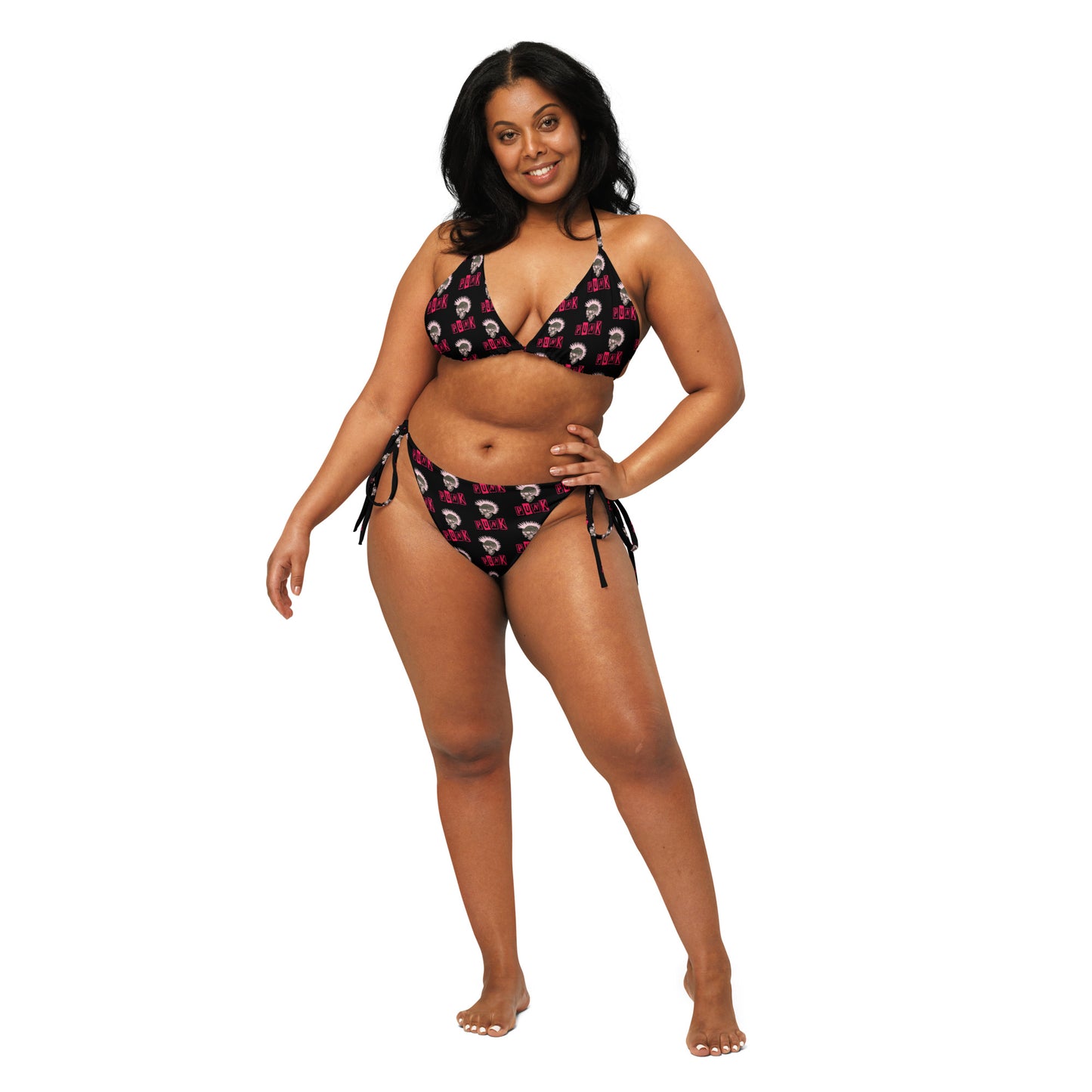 PUNK IS PINK RECYCLED STRING BIKINI