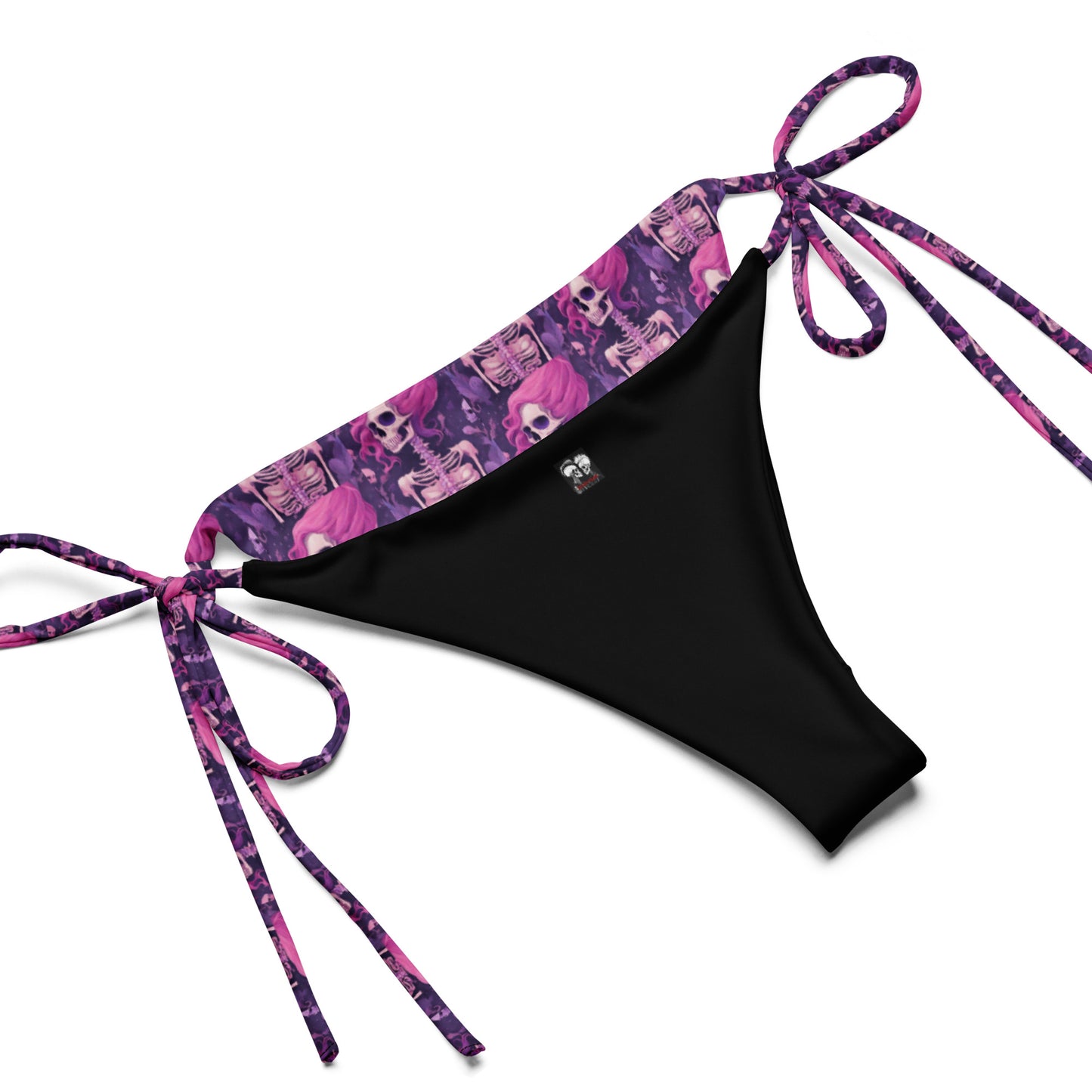 PINK SKELETON RECYCLED STRING BIKINI