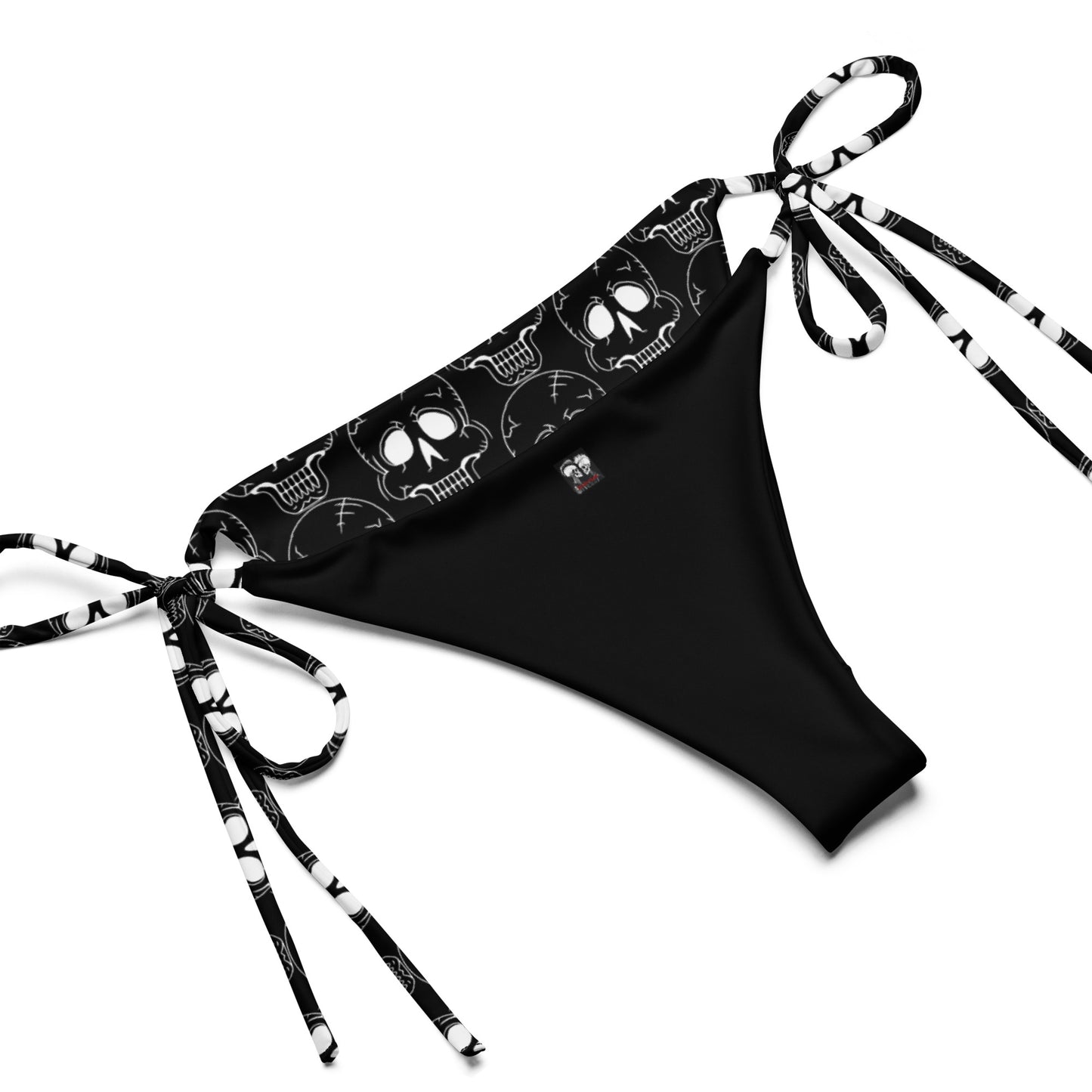 LAUGHING SKULL RECYCLED STRING BIKINI
