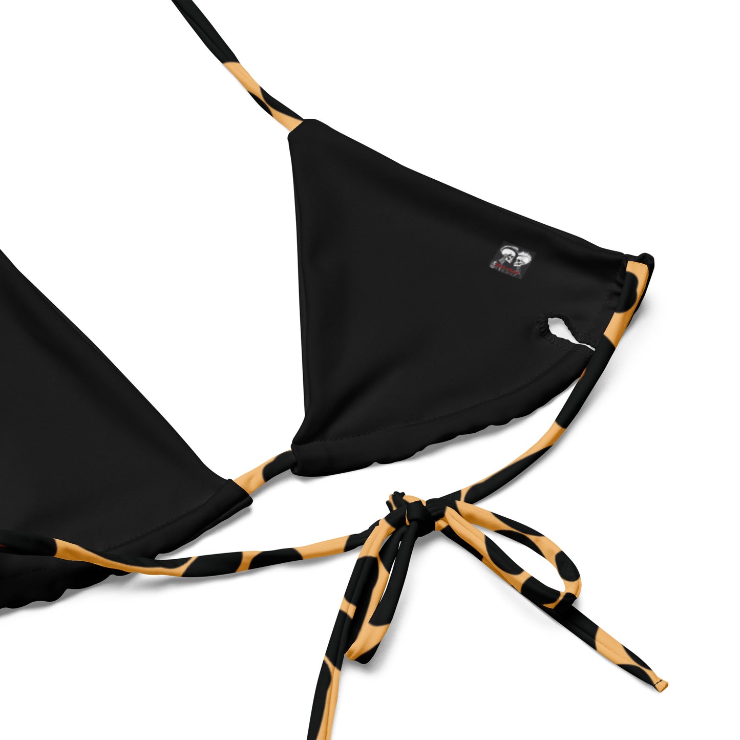 LEOPARD PRINT RECYCLED STRING BIKINI