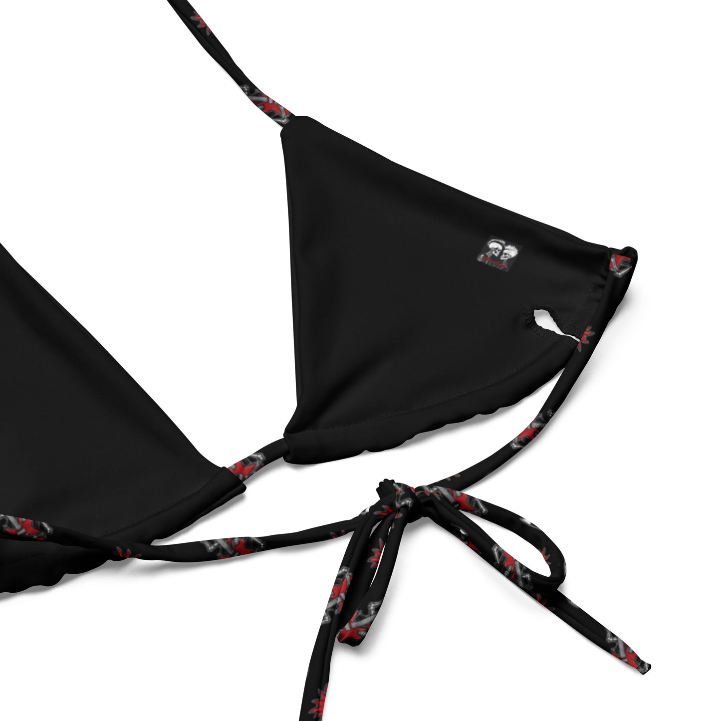 RED GUITAR RECYCLED STRING BIKINI