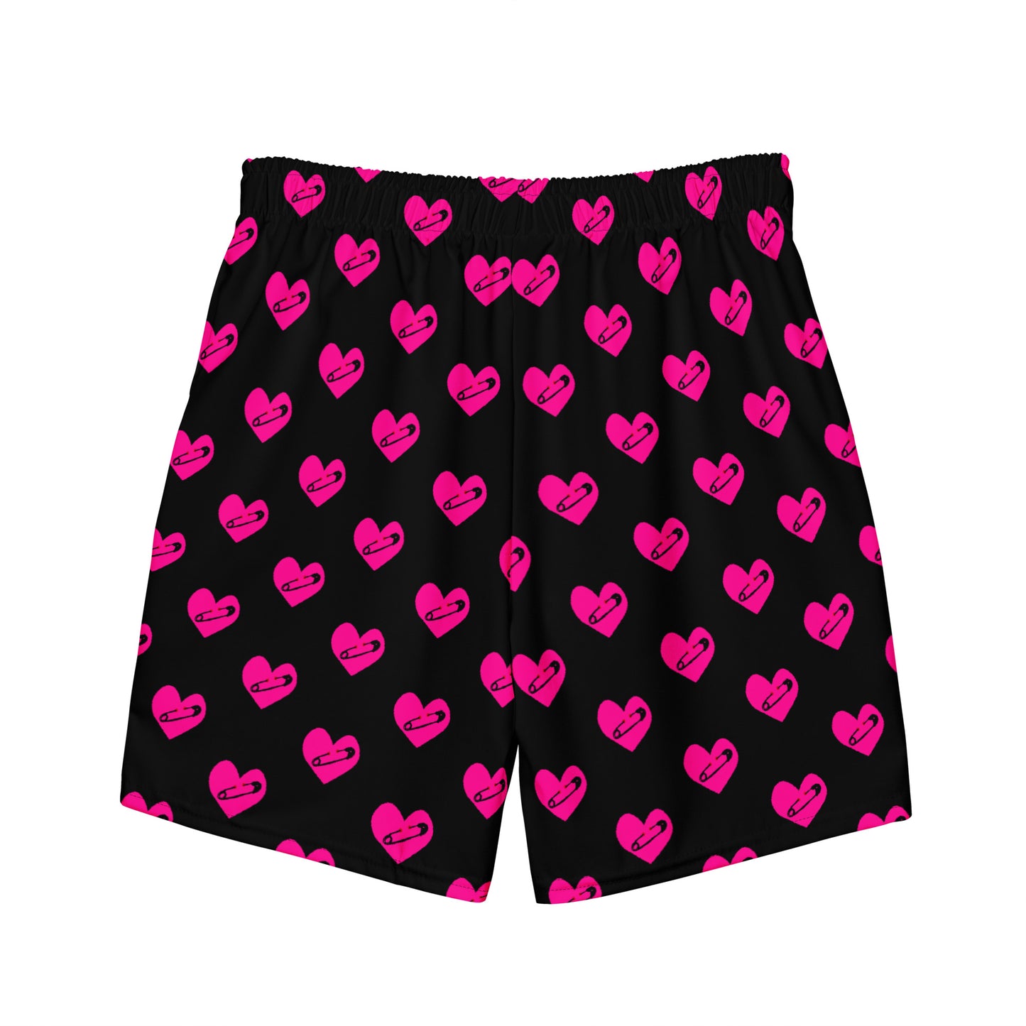 PINNED HEART SWIM TRUNKS
