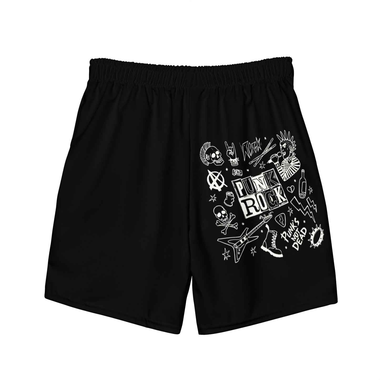 PUNK'S NOT DEAD SWIM TRUNKS