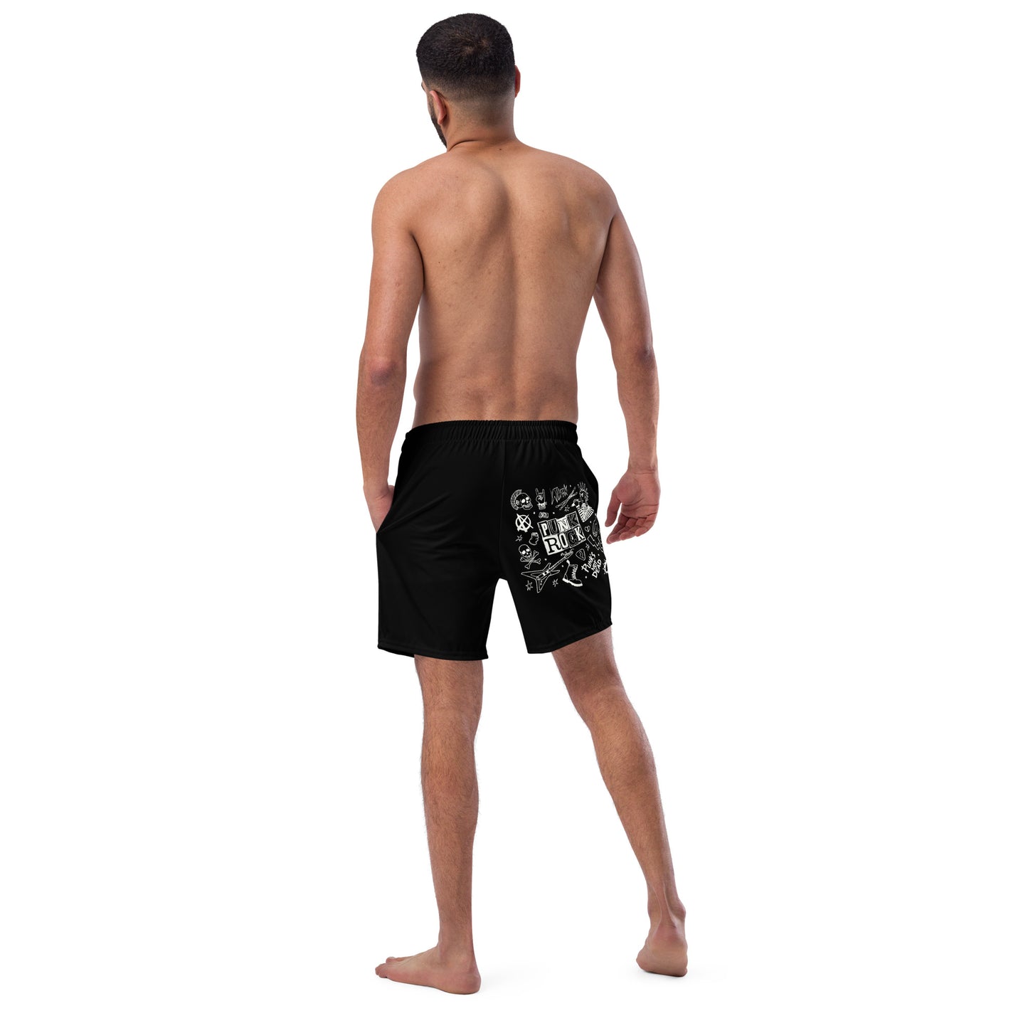 PUNK'S NOT DEAD SWIM TRUNKS