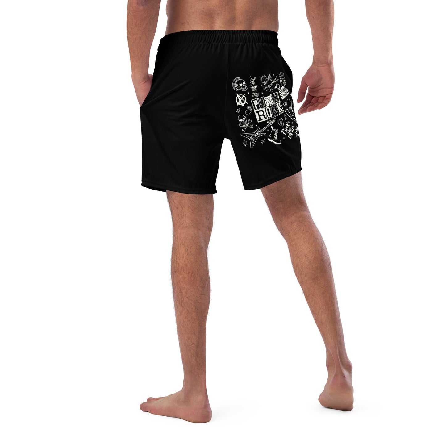 PUNK'S NOT DEAD SWIM TRUNKS