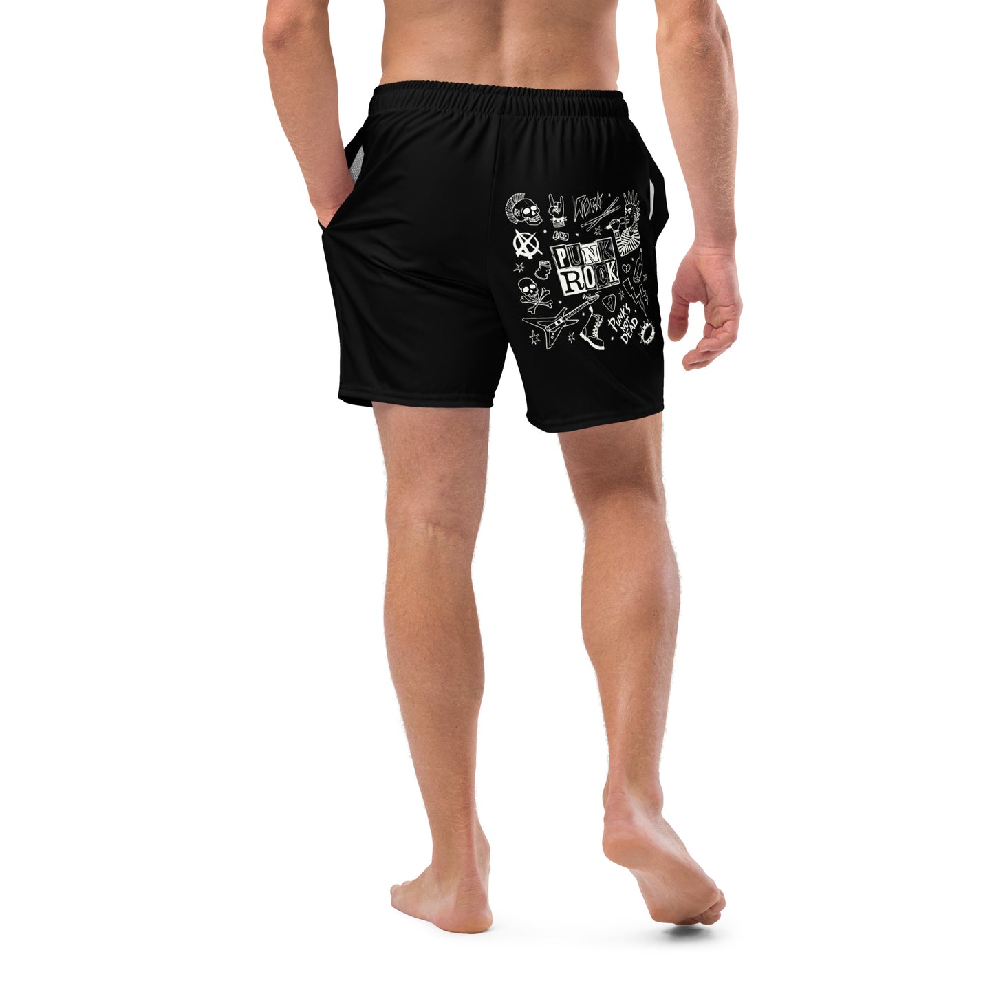PUNK'S NOT DEAD SWIM TRUNKS