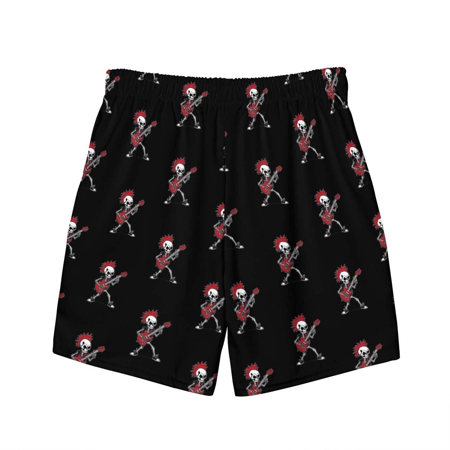 RED GUITAR SWIM TRUNKS