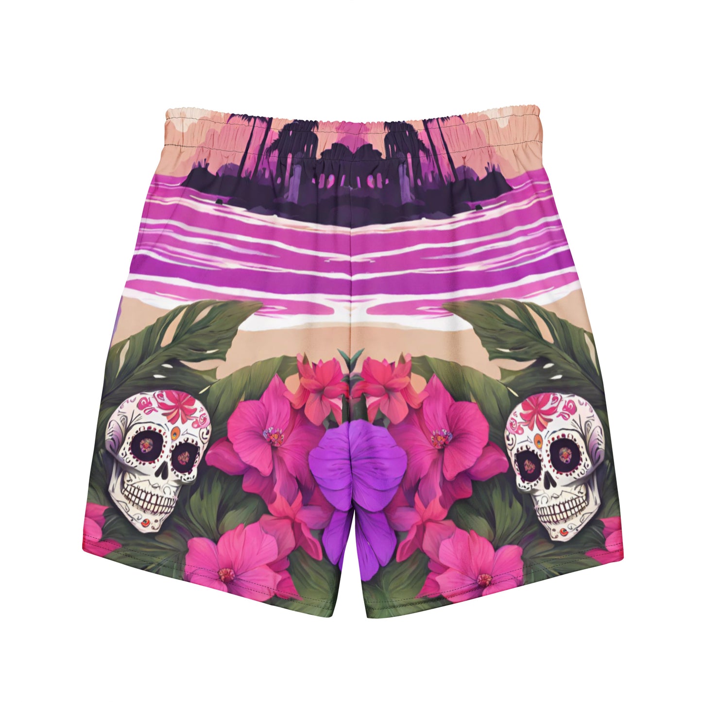 SUGAR SKULL RESORT SWIM TRUNKS