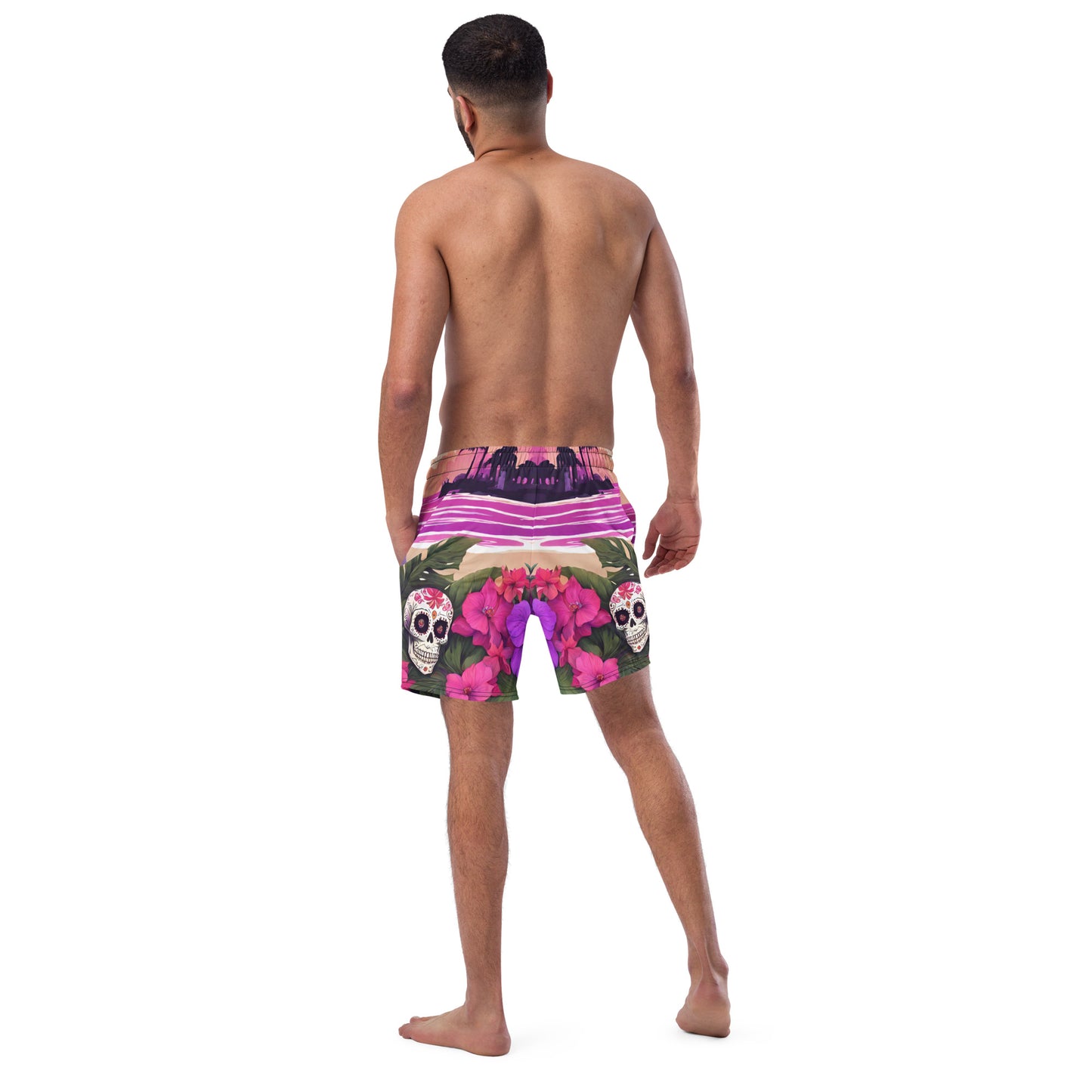 SUGAR SKULL RESORT SWIM TRUNKS