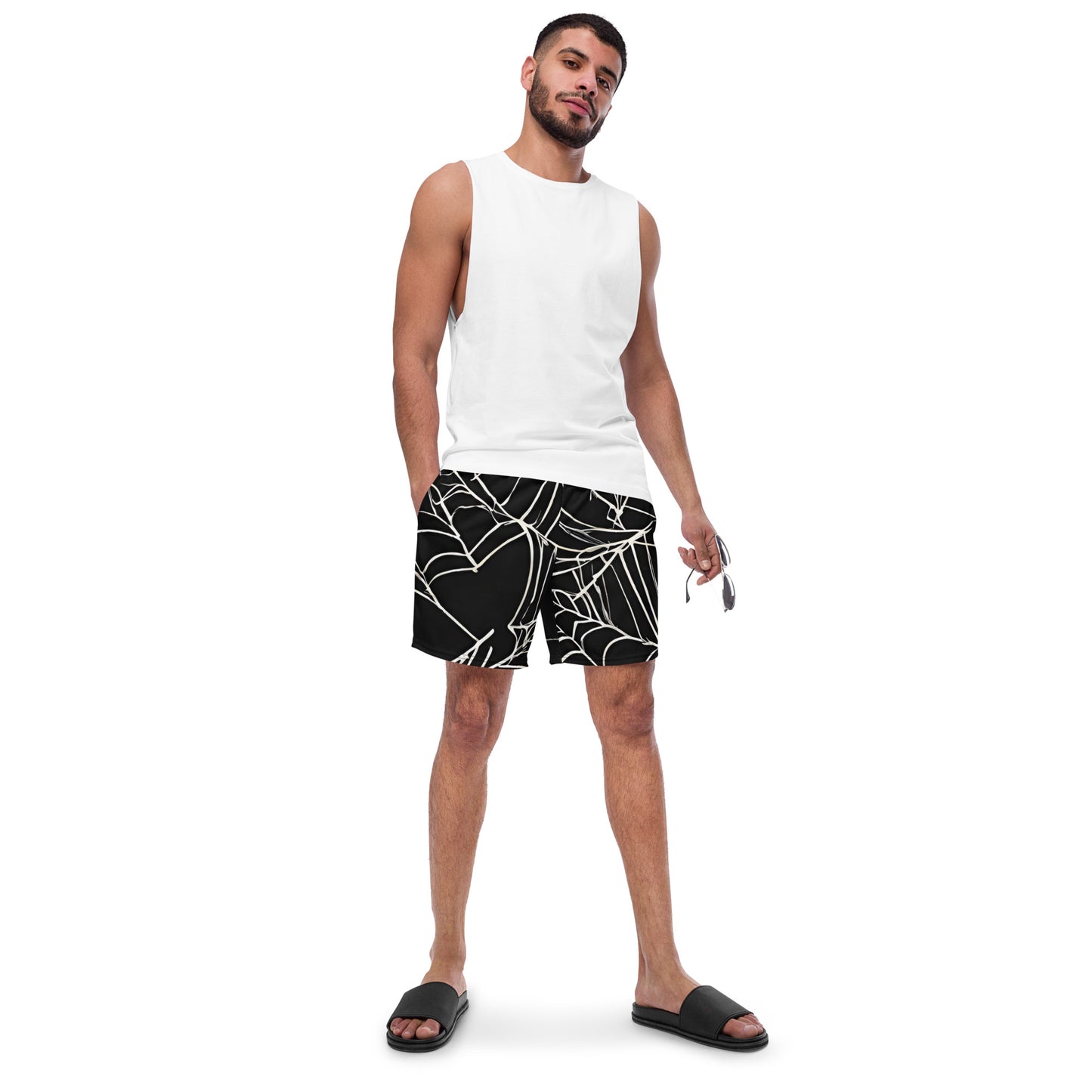 WEB OF LIES SWIM TRUNKS