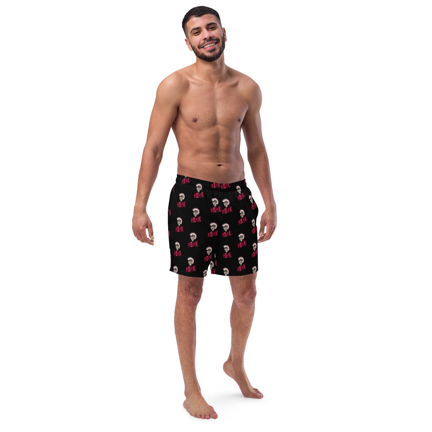 PUNK IS PINK SWIM TRUNKS