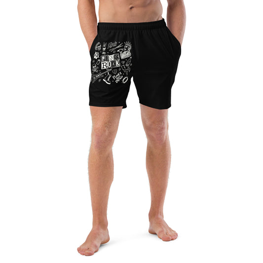 PUNK'S NOT DEAD SWIM TRUNKS
