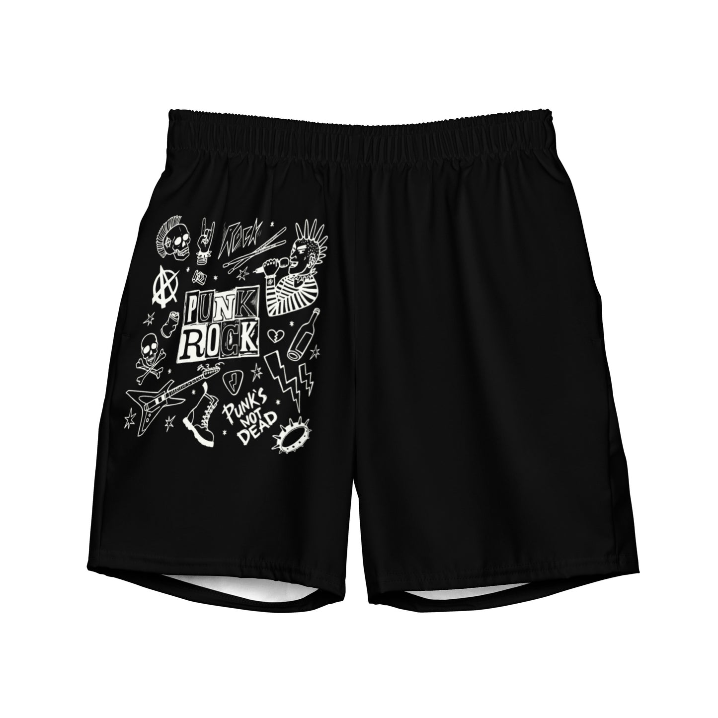 PUNK'S NOT DEAD SWIM TRUNKS
