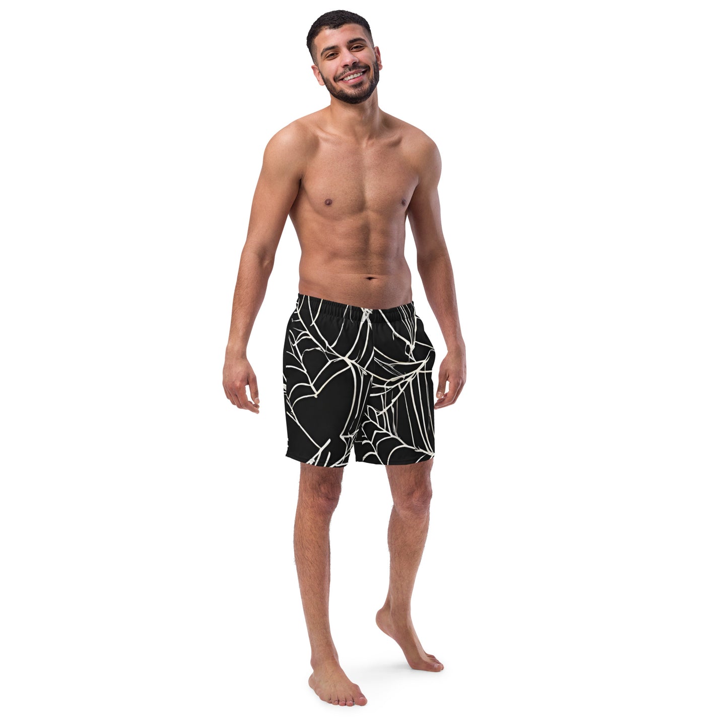 WEB OF LIES SWIM TRUNKS