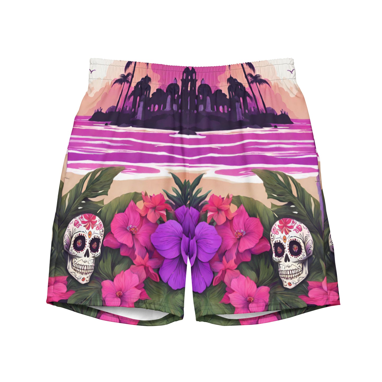 SUGAR SKULL RESORT SWIM TRUNKS