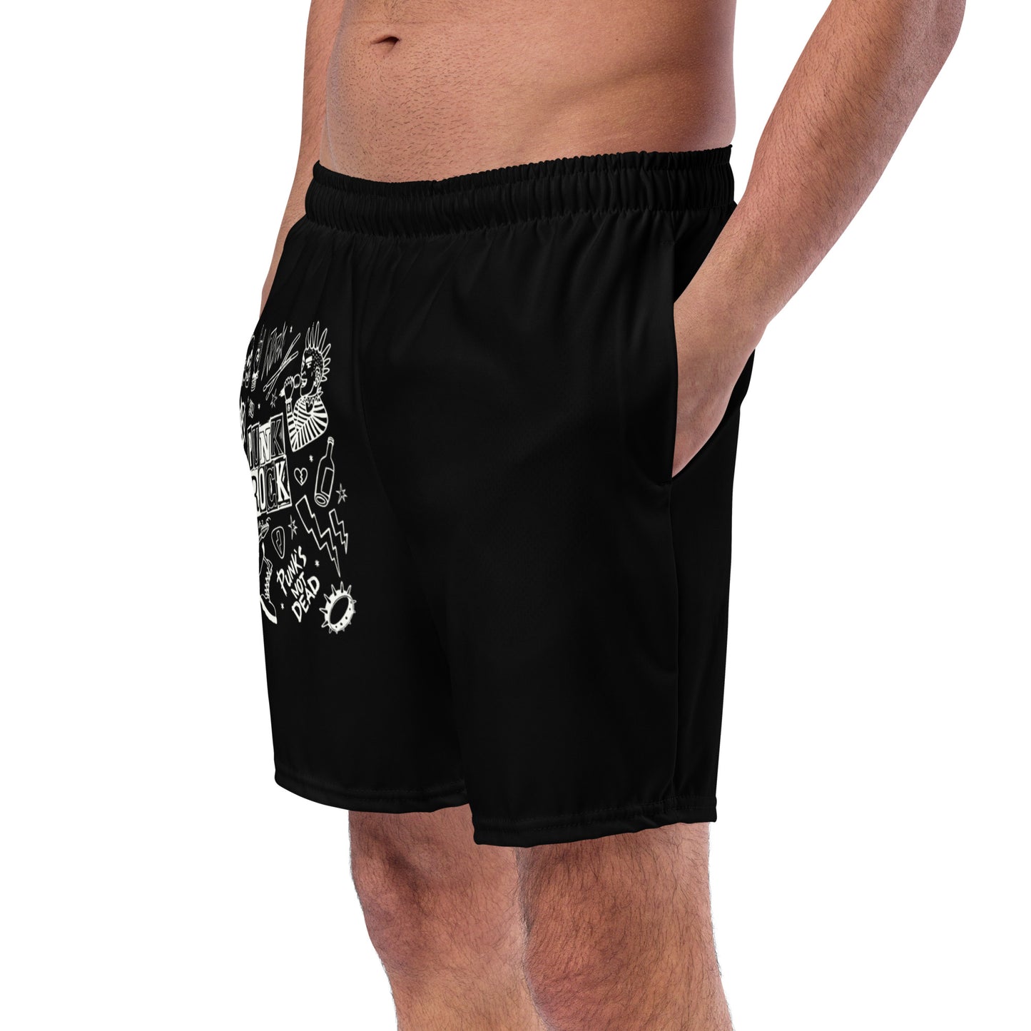 PUNK'S NOT DEAD SWIM TRUNKS