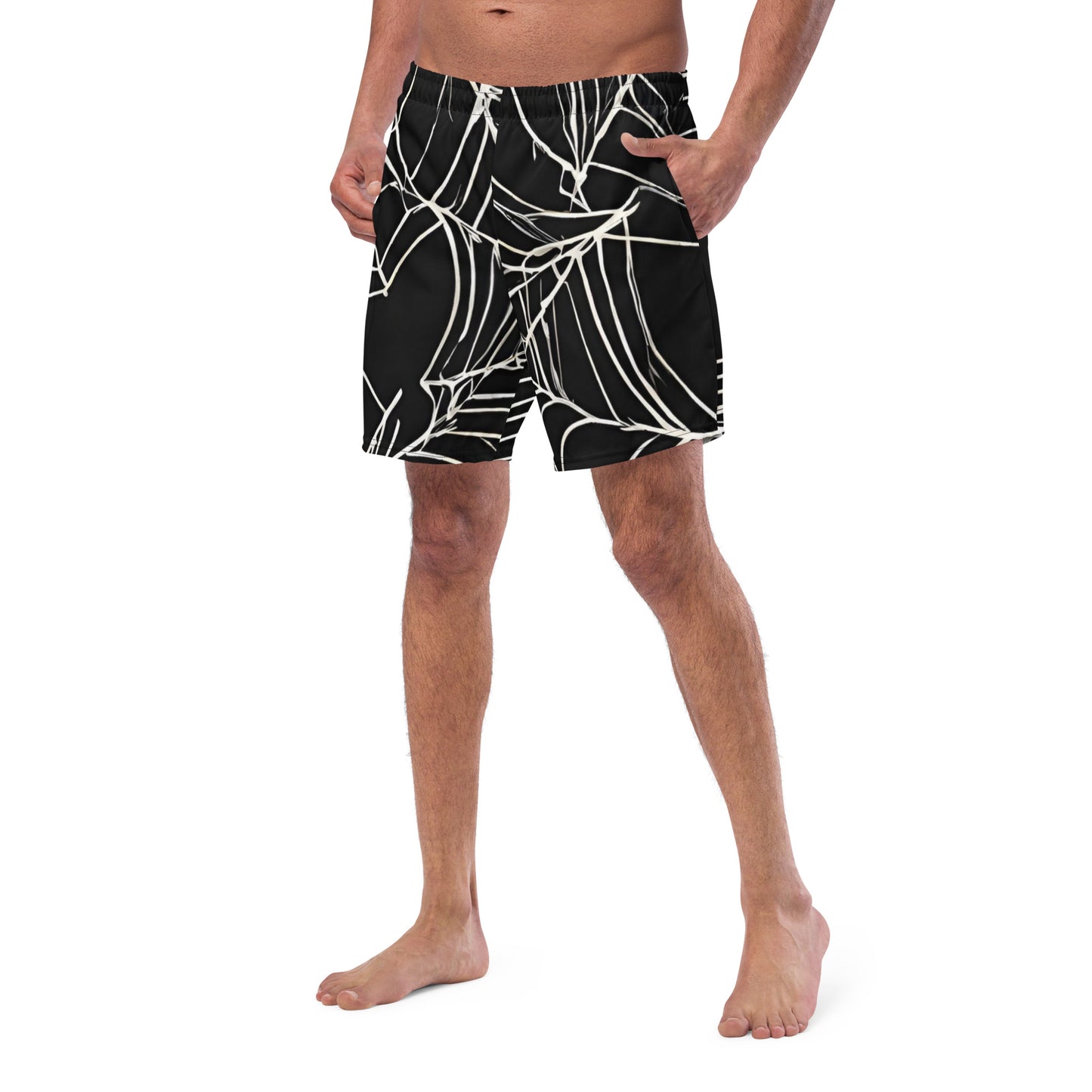 WEB OF LIES SWIM TRUNKS