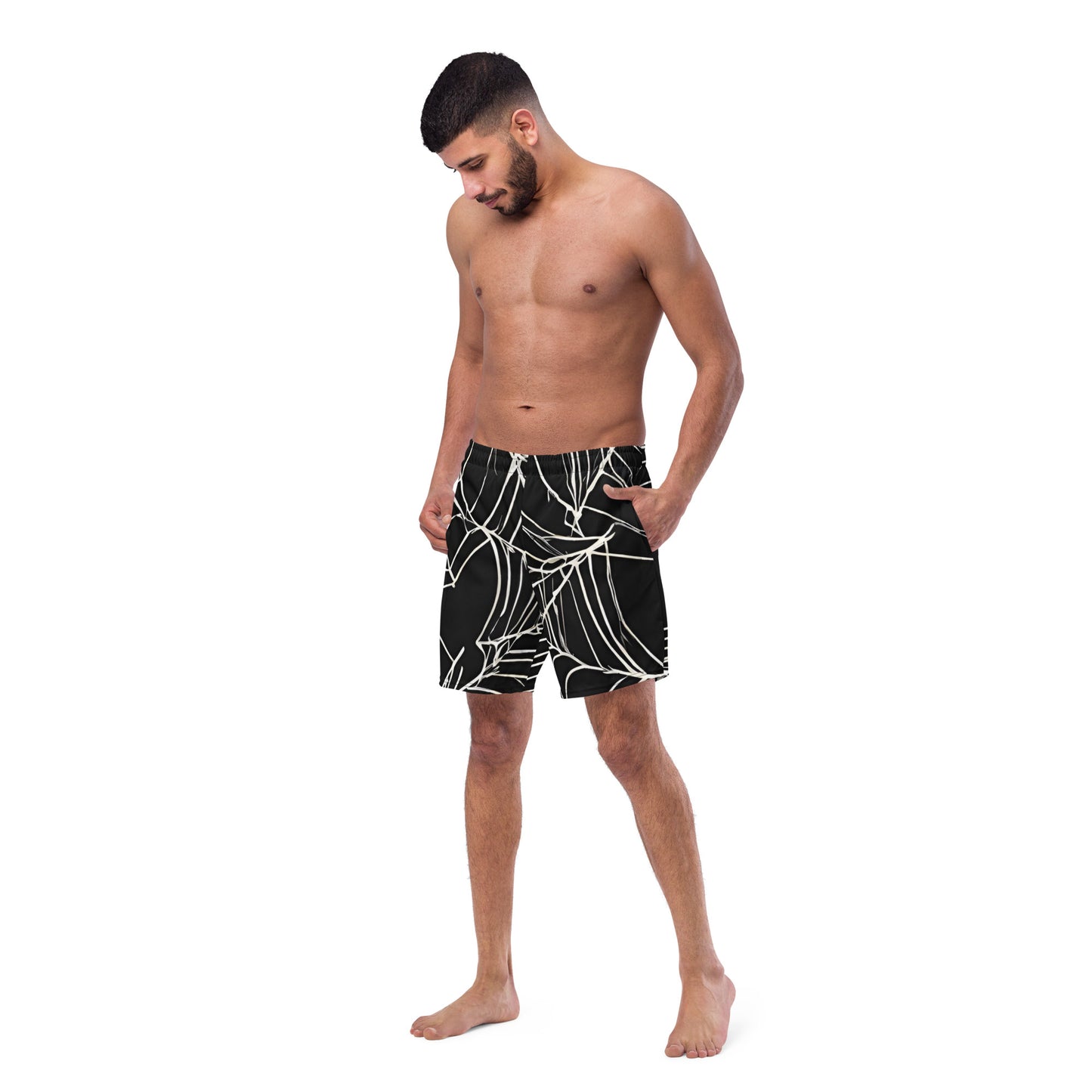 WEB OF LIES SWIM TRUNKS