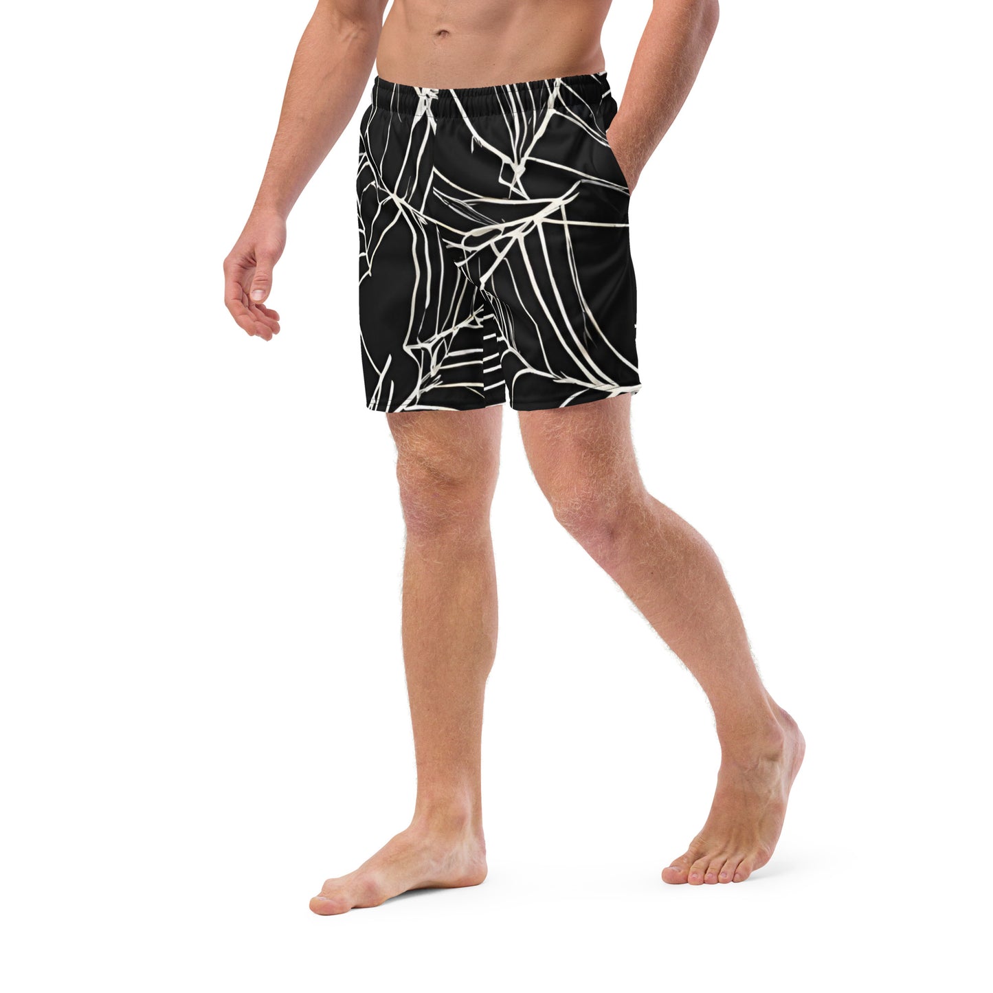 WEB OF LIES SWIM TRUNKS