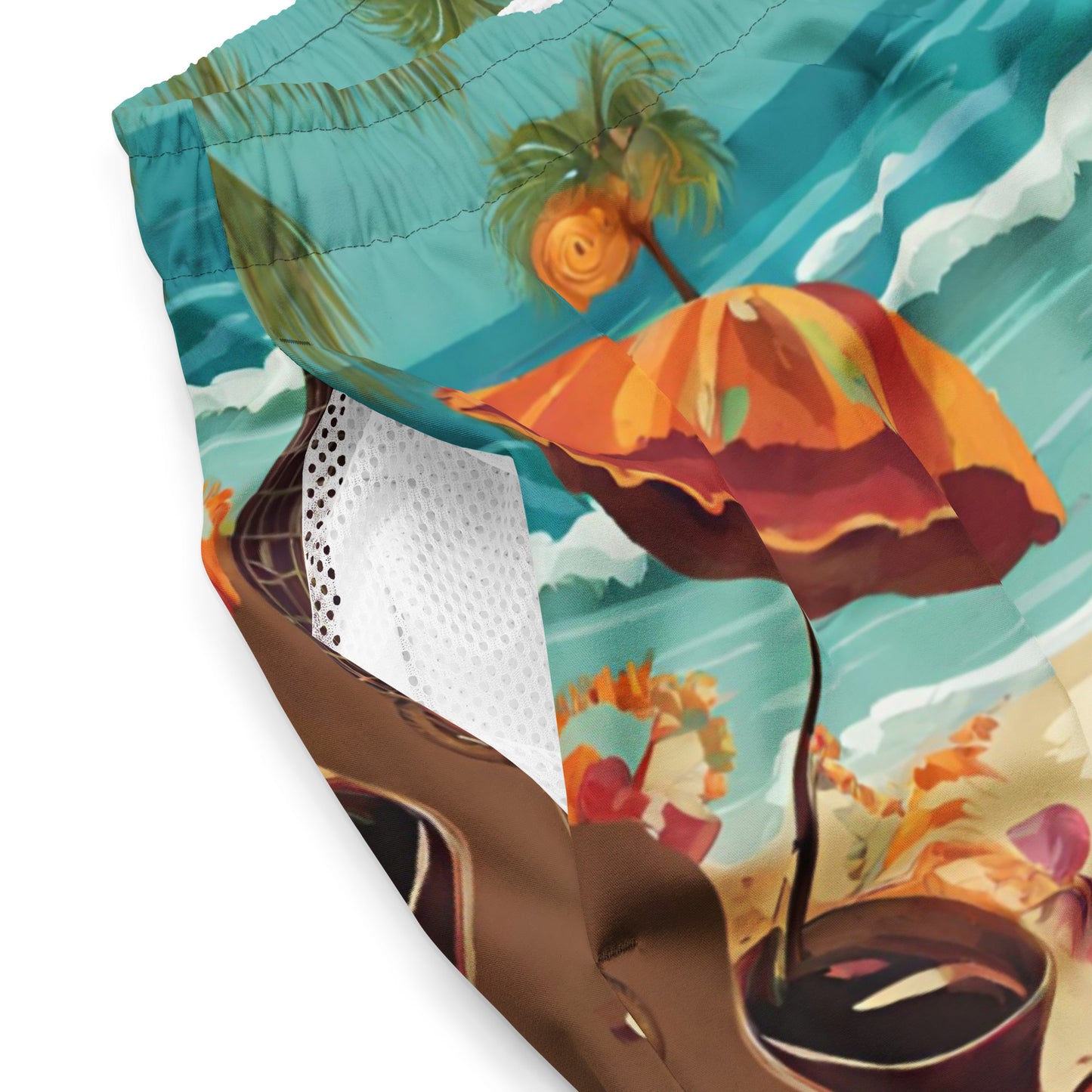 SUGAR SKULL ON THE SAND SWIM TRUNKS