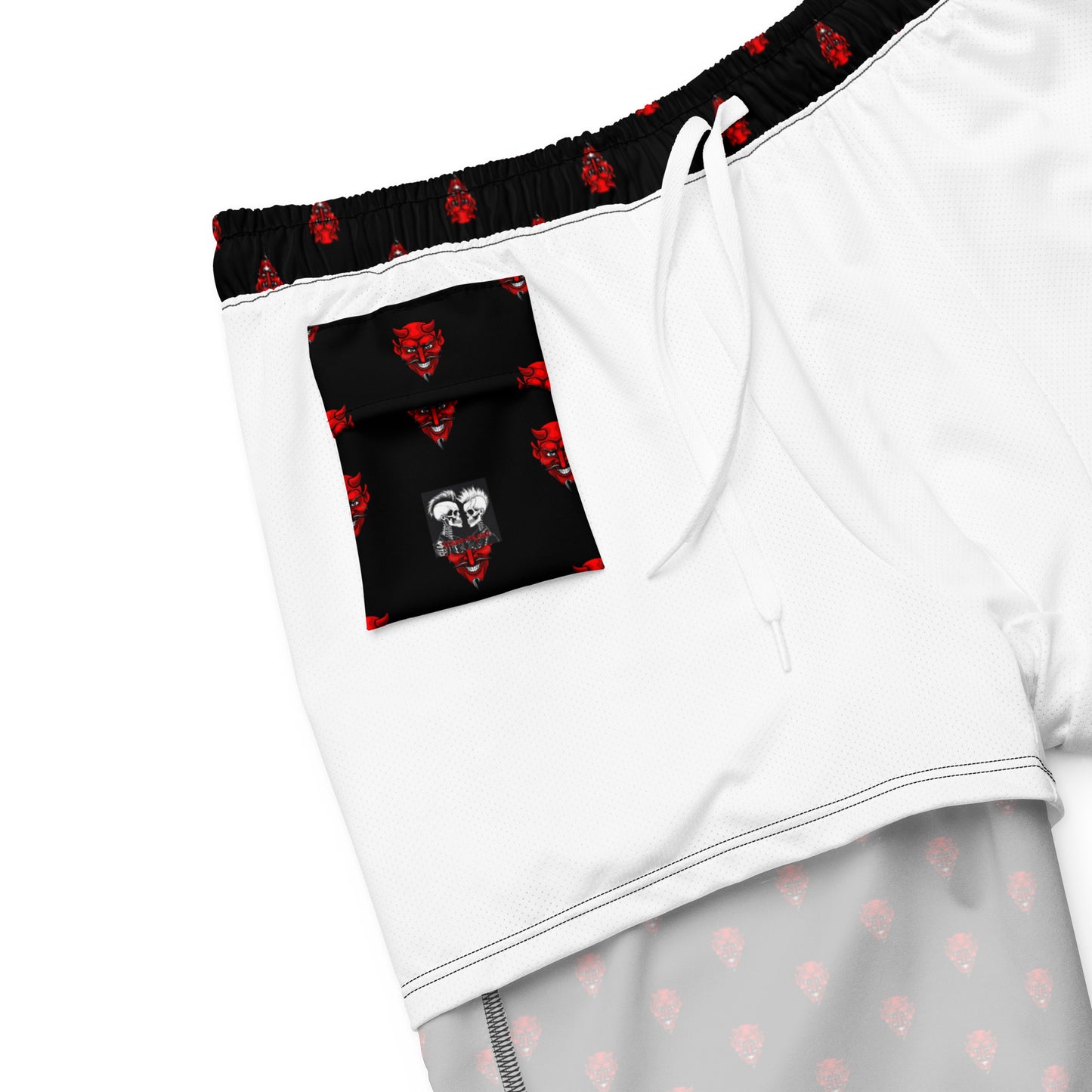 RED DEVIL (B) SWIM TRUNKS