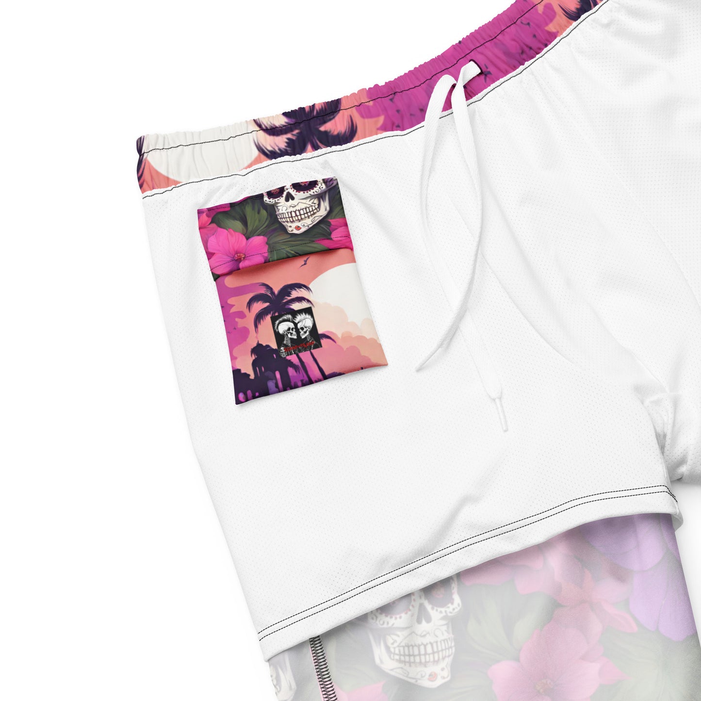 SUGAR SKULL RESORT SWIM TRUNKS