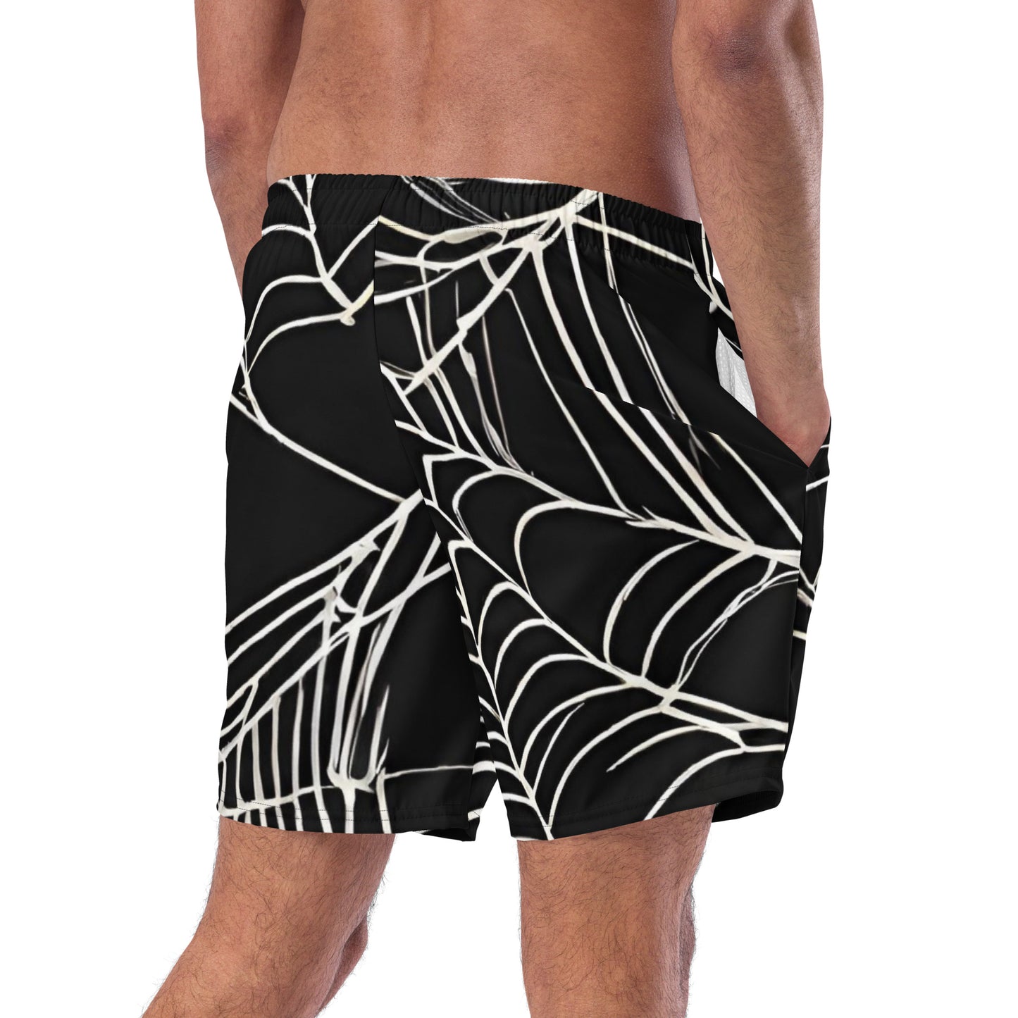 WEB OF LIES SWIM TRUNKS