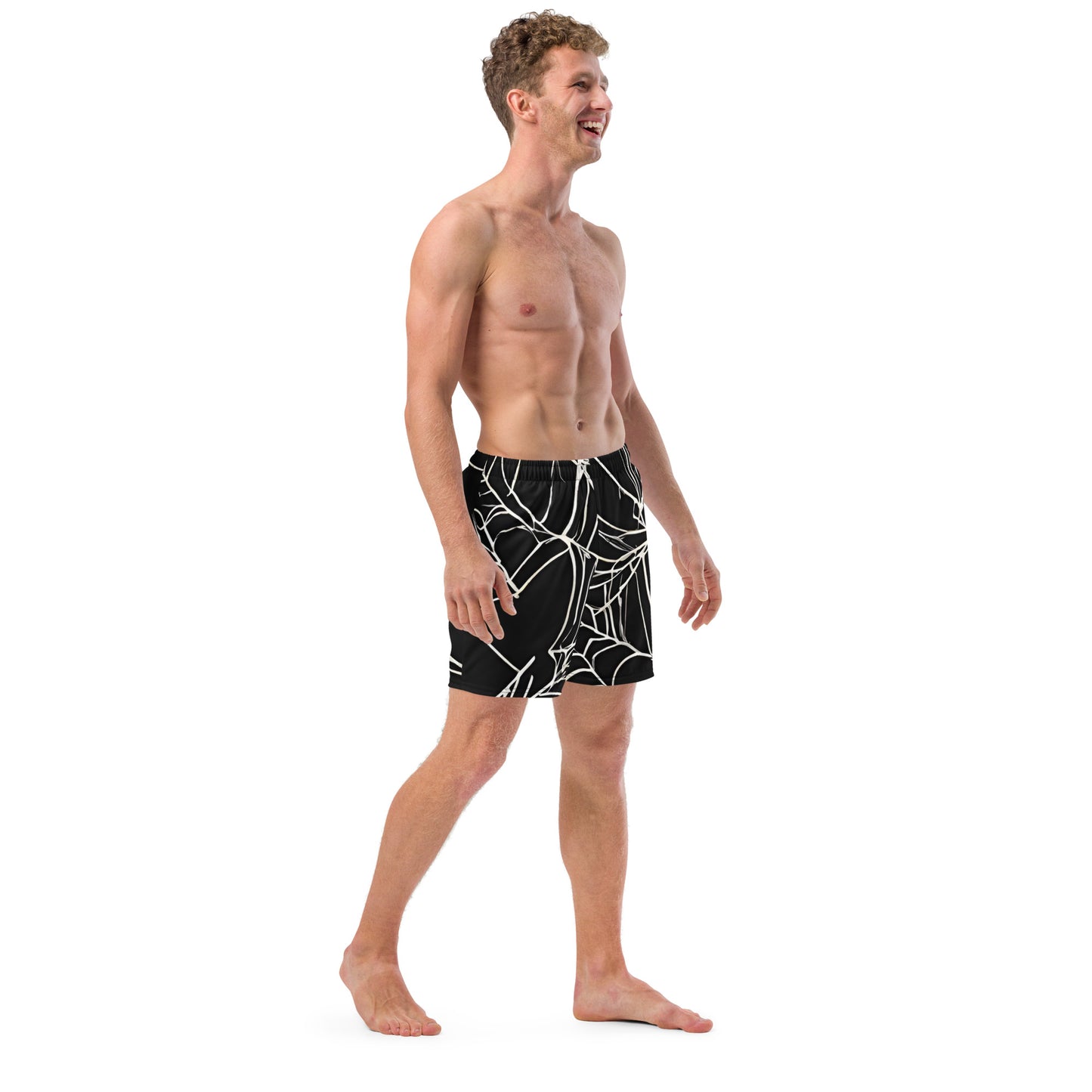 WEB OF LIES SWIM TRUNKS