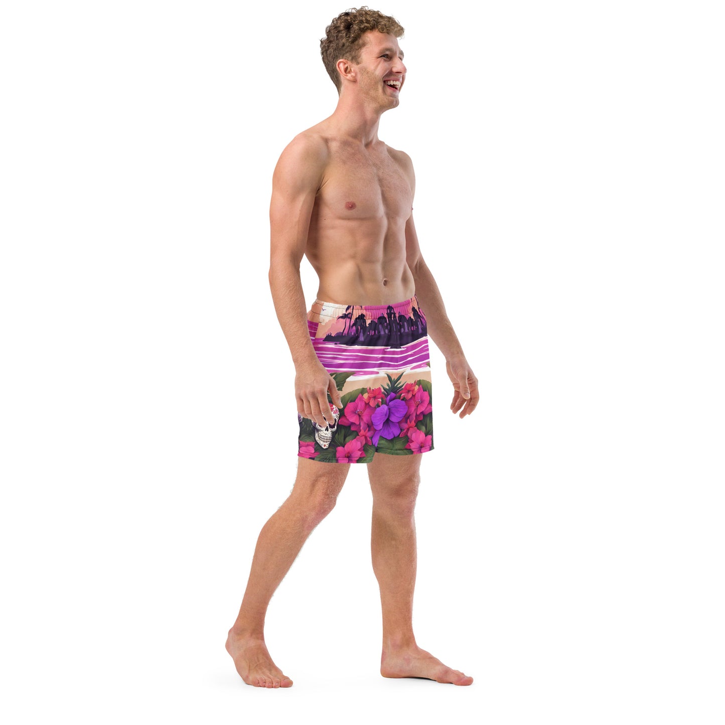 SUGAR SKULL RESORT SWIM TRUNKS