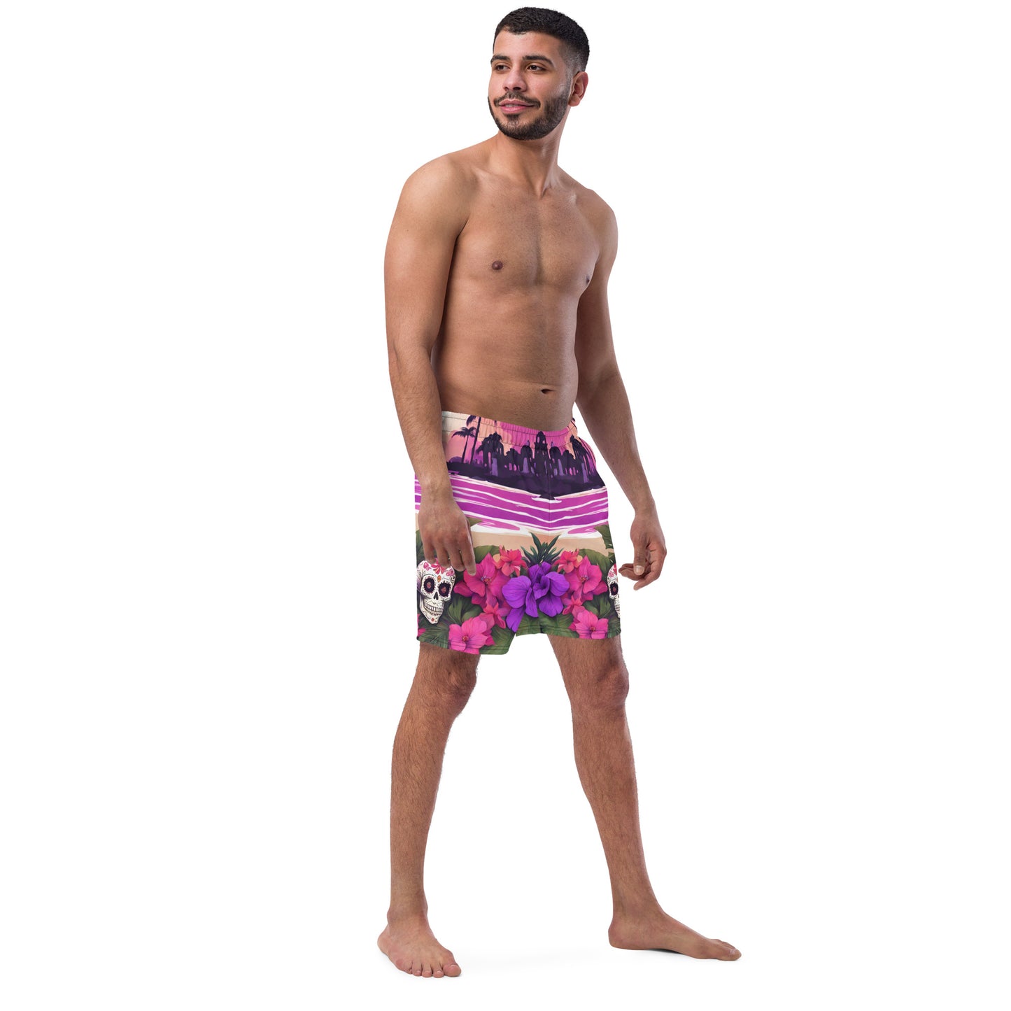SUGAR SKULL RESORT SWIM TRUNKS