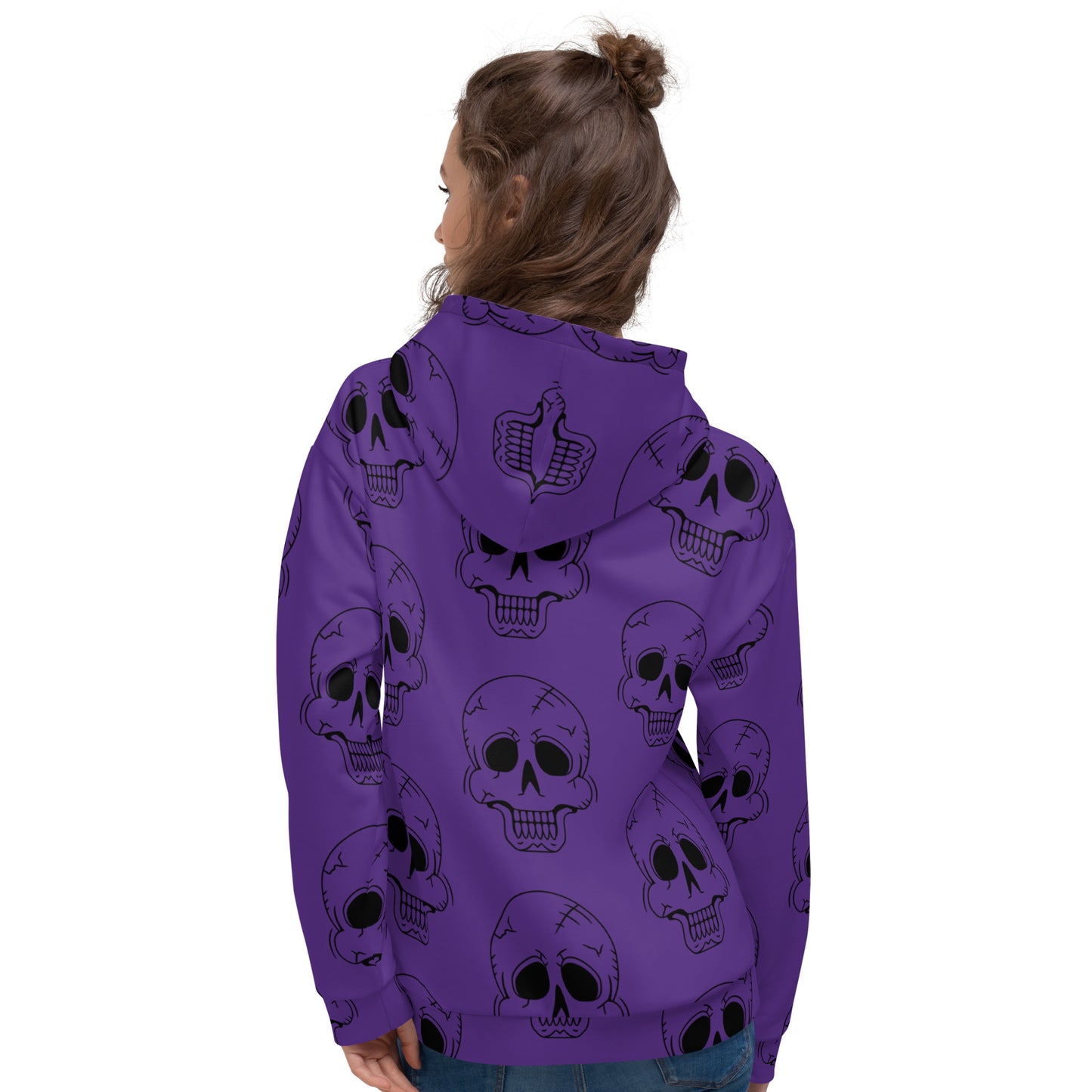 PURPLE HAPPY SKULL HOODIE