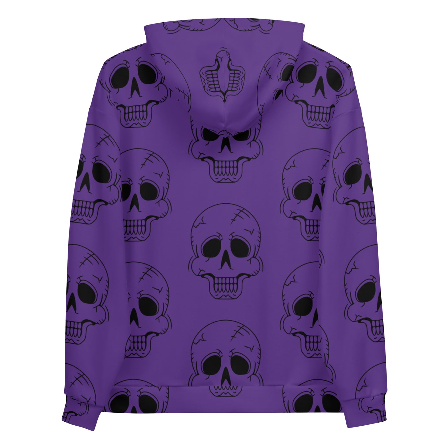 PURPLE HAPPY SKULL HOODIE