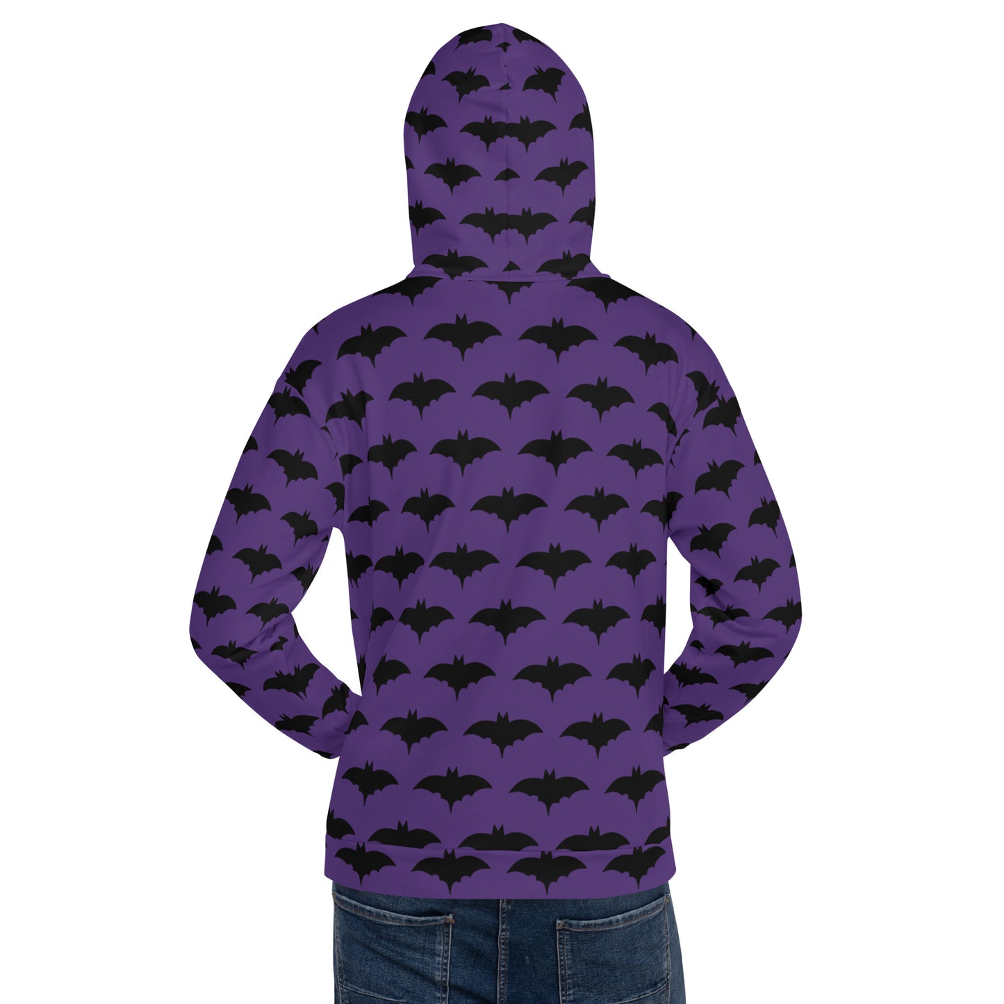 PURPLE BAT UNISEX HOODIE