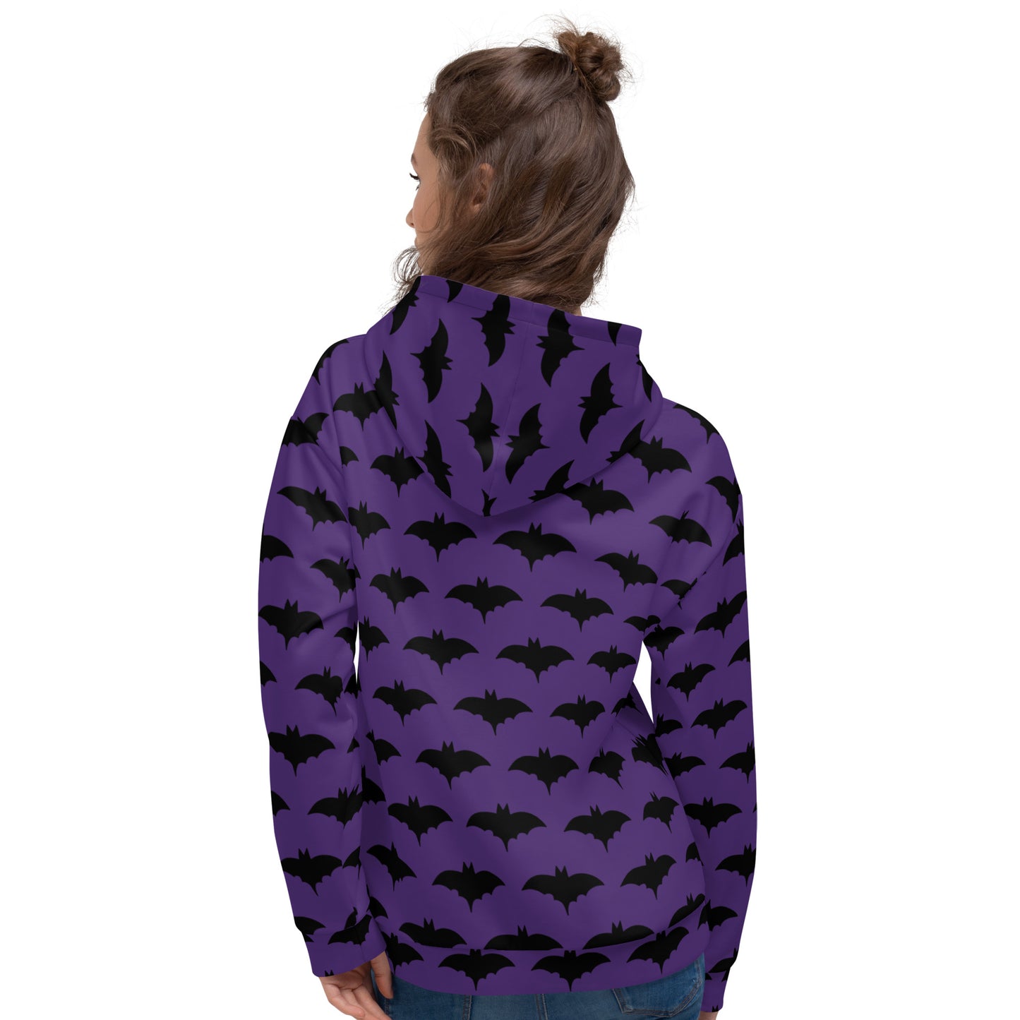 PURPLE BAT UNISEX HOODIE