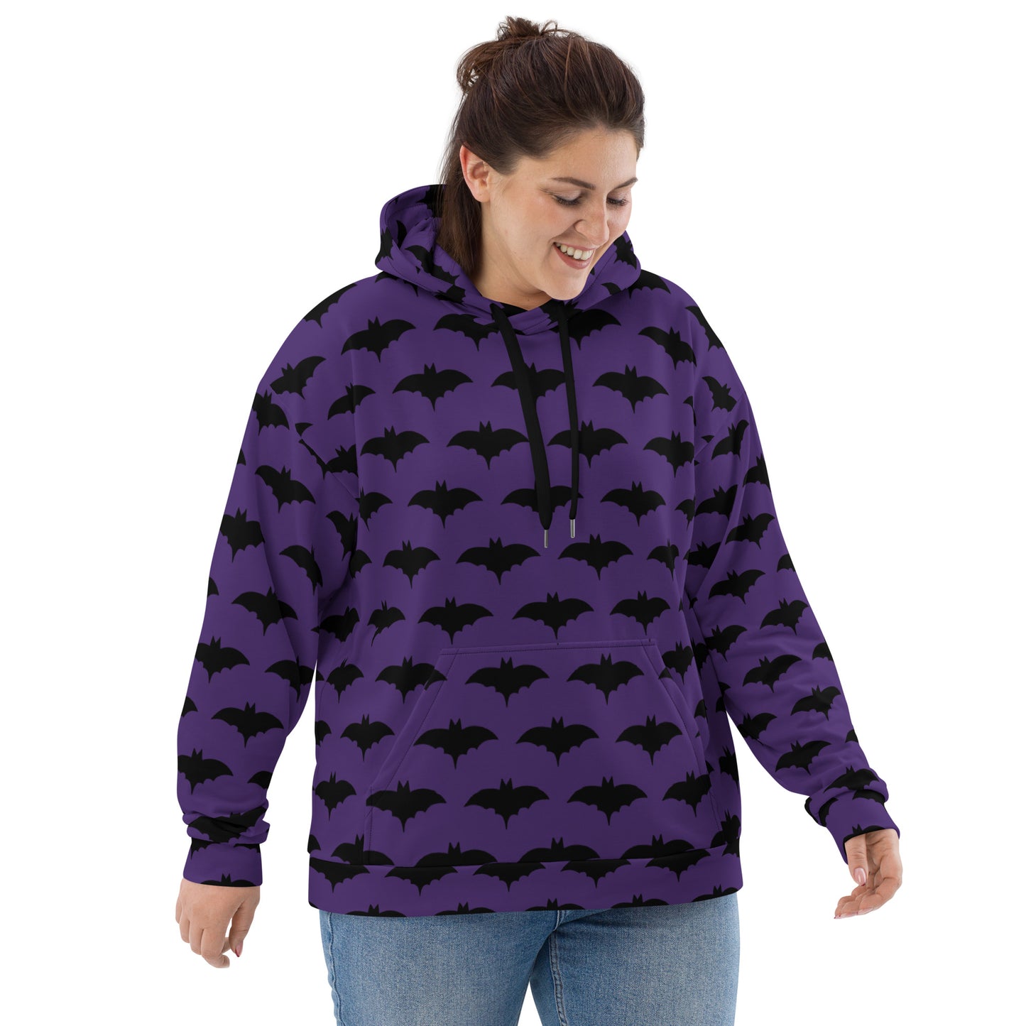 PURPLE BAT UNISEX HOODIE