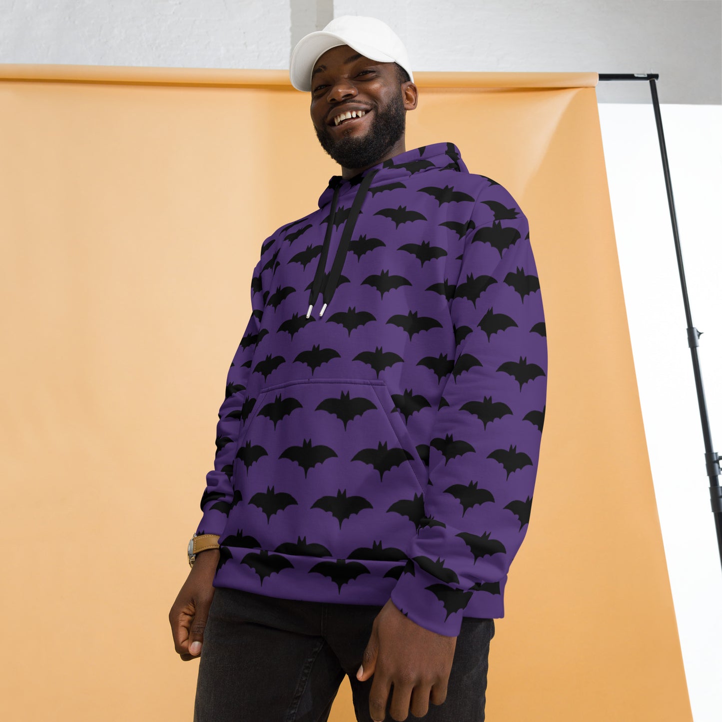 PURPLE BAT UNISEX HOODIE