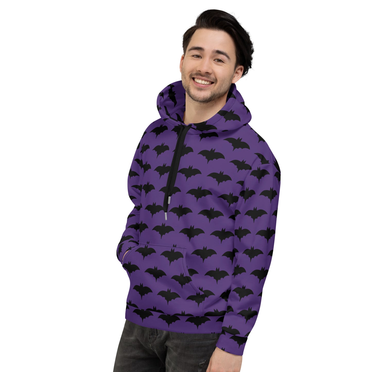 PURPLE BAT UNISEX HOODIE